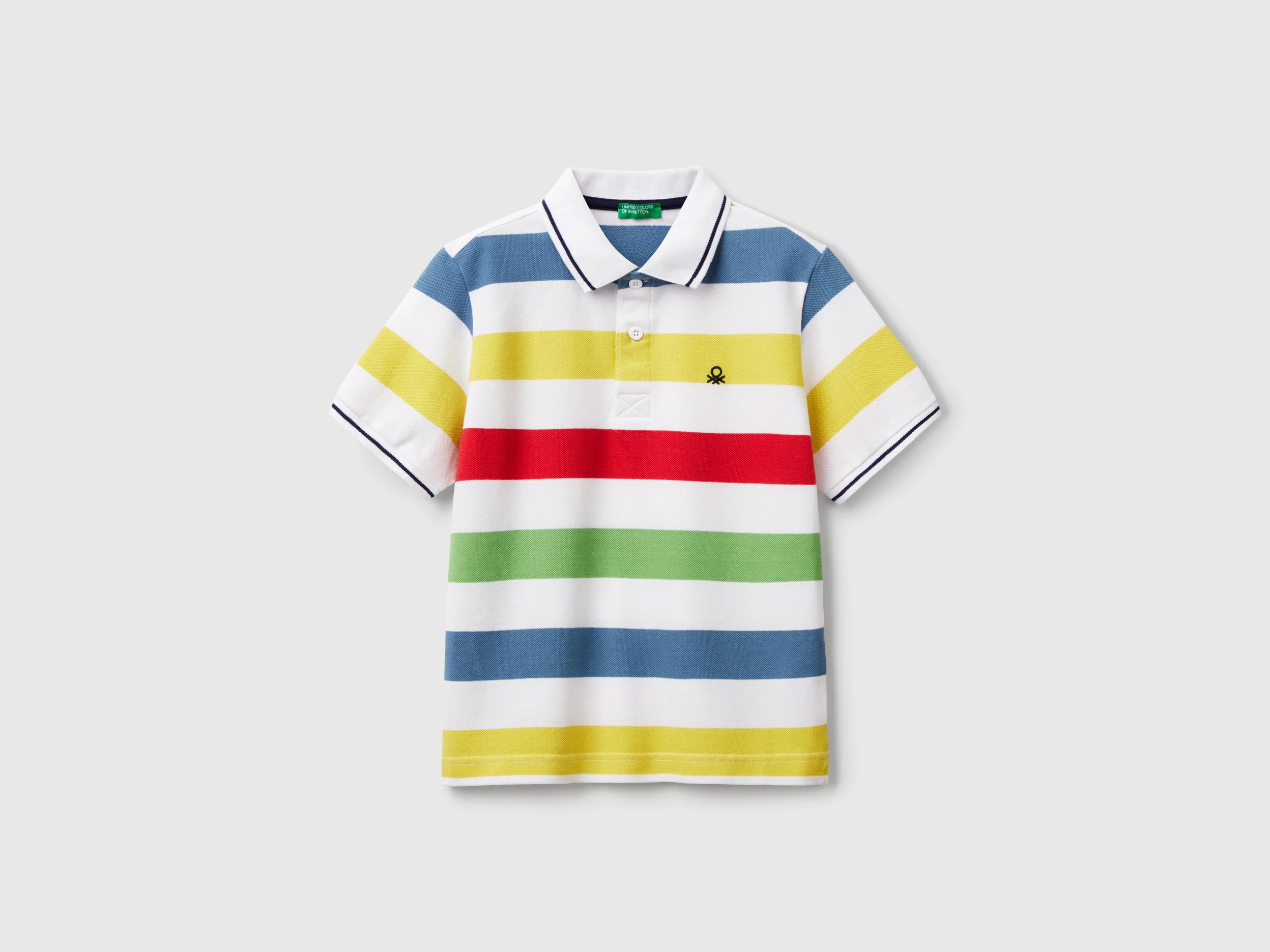 Polo manica corta a righe