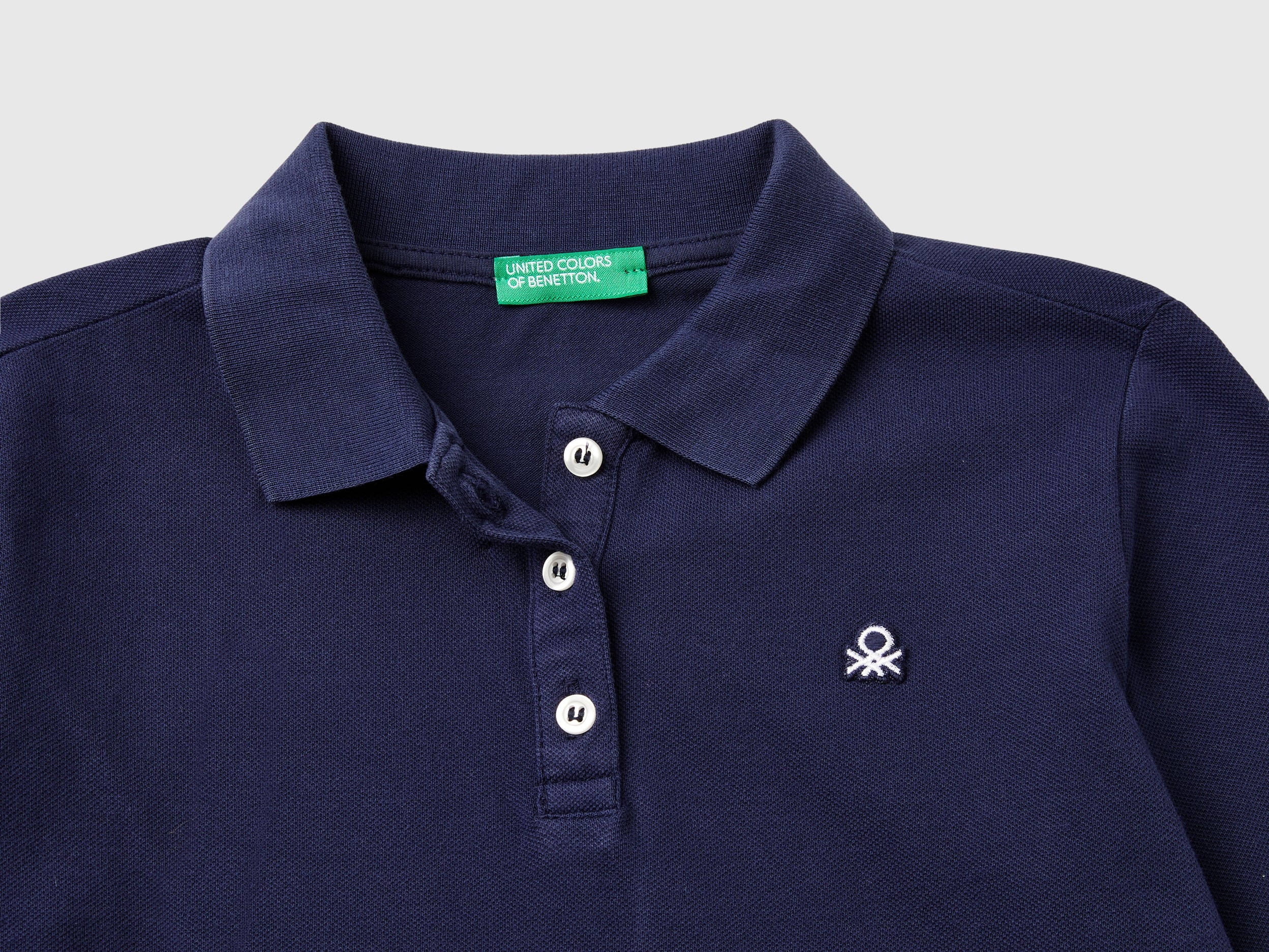 Polo manica lunga in cotone bio - Image 3