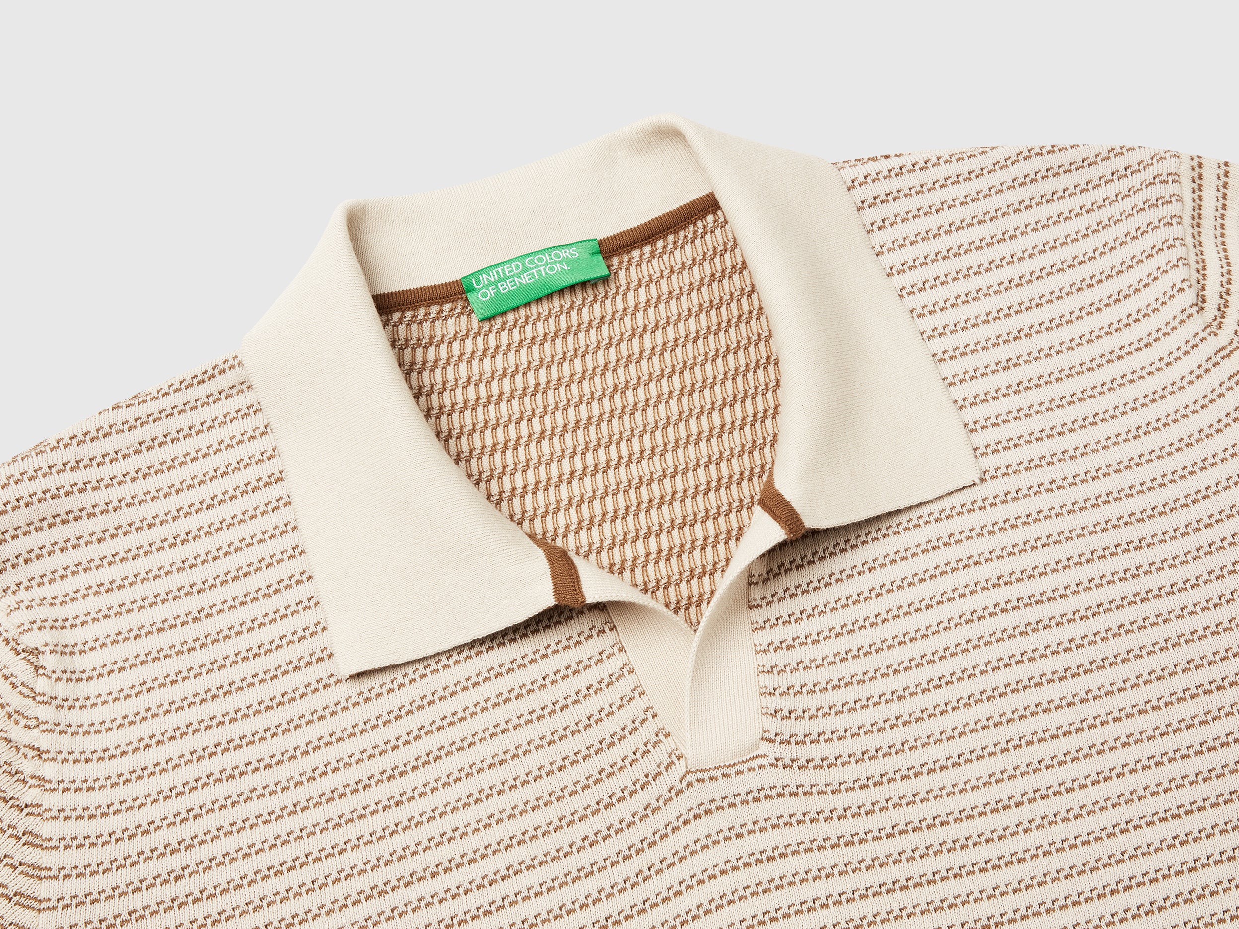 Polo mélange in puro cotone - Image 3