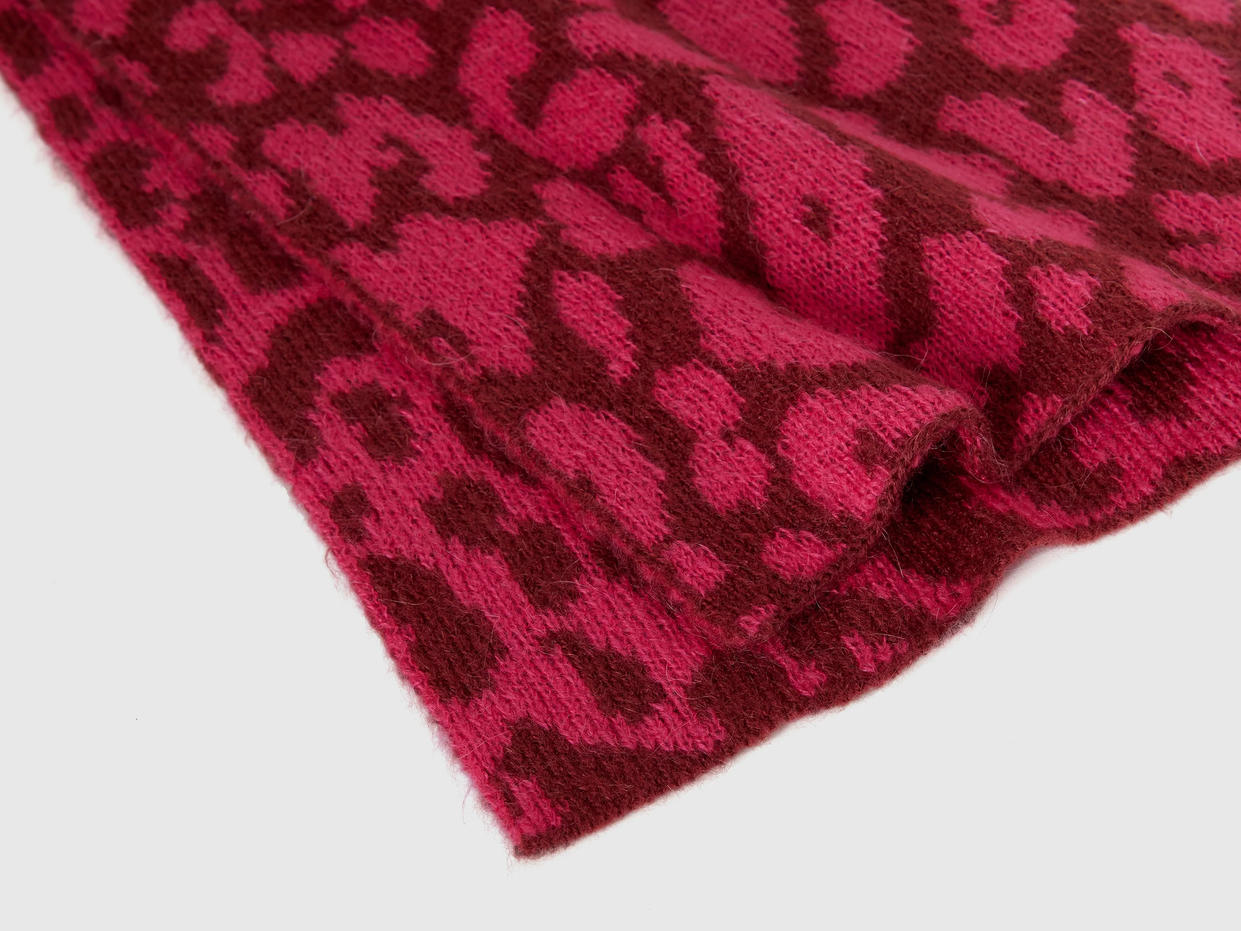 Sciarpa animalier in misto mohair - Image 2