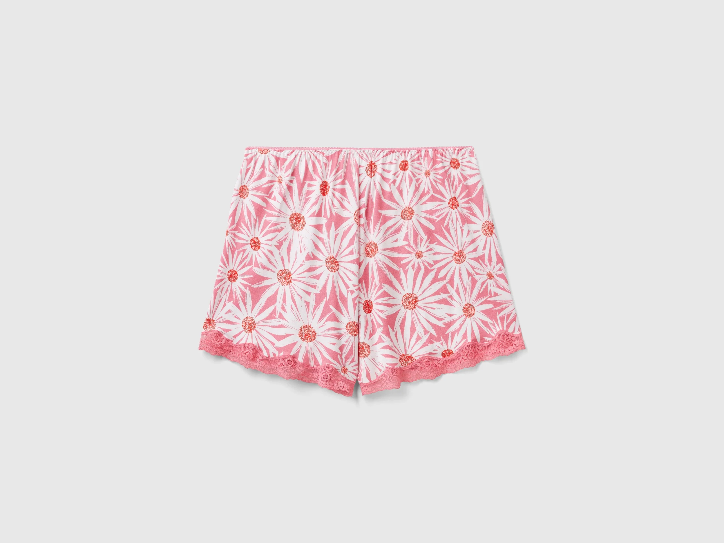 Shorts a fiori in viscosa stretch - Image 2