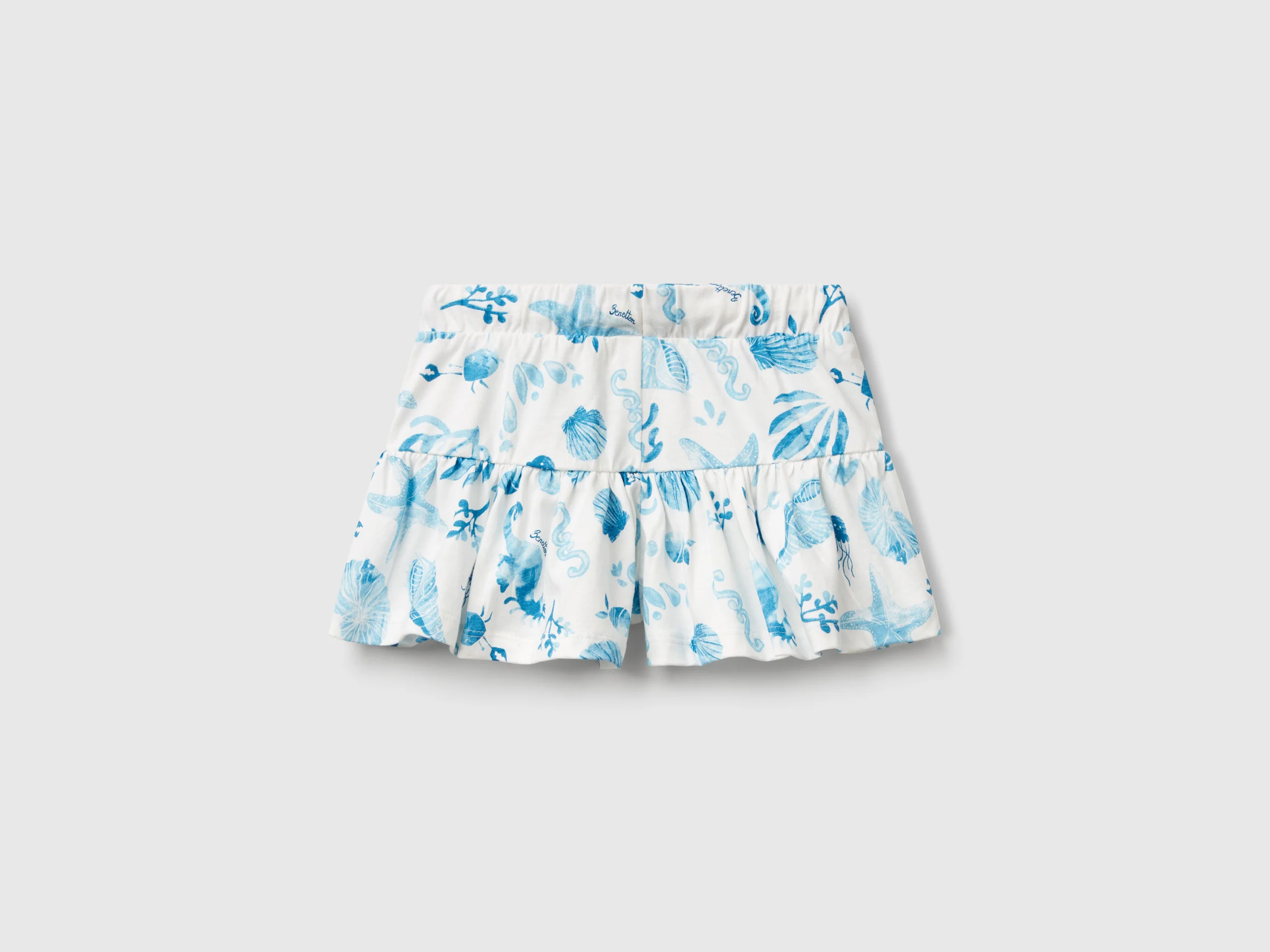 Shorts con conchiglie blu - Image 2
