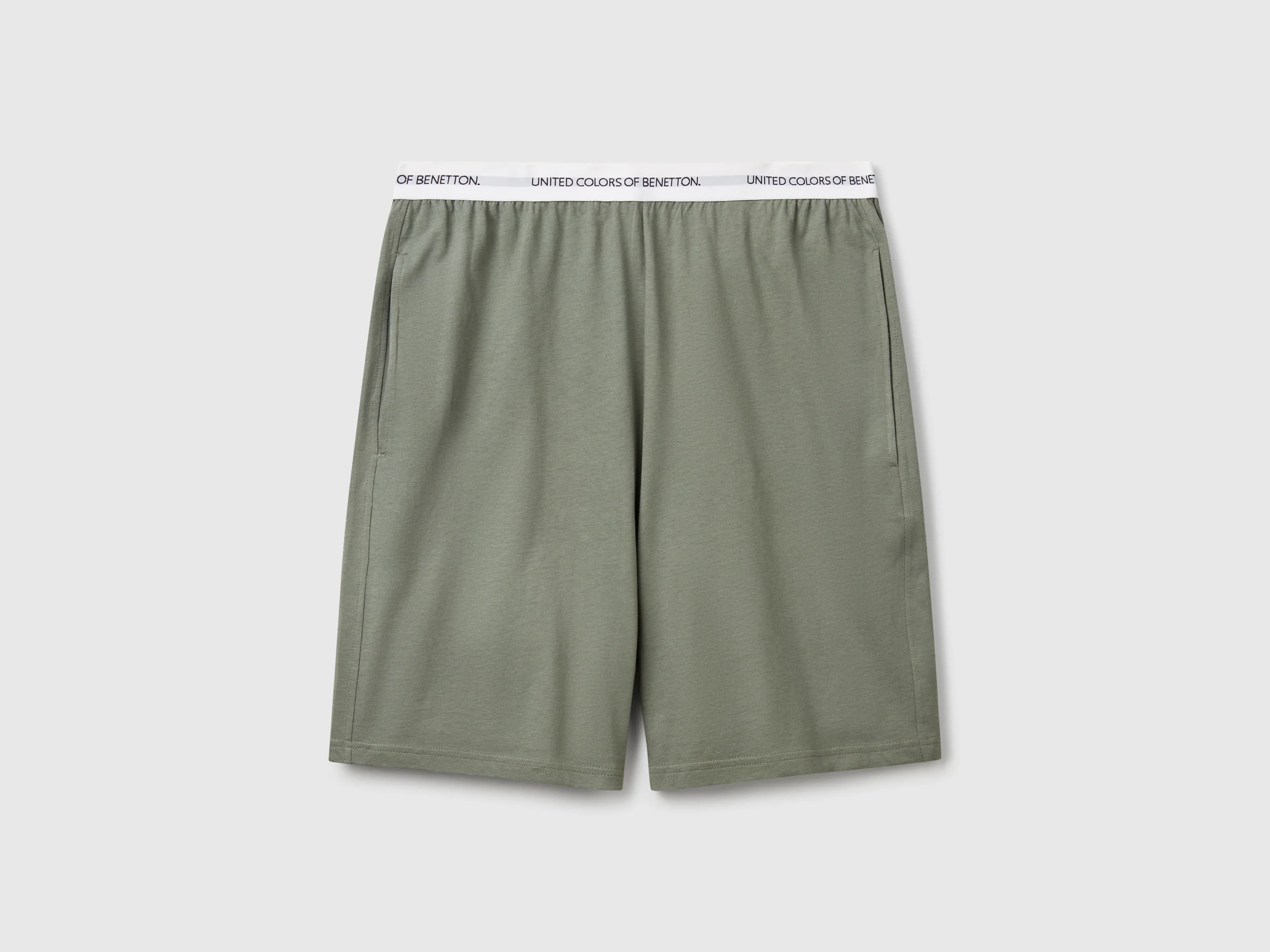 Shorts con elastico logato