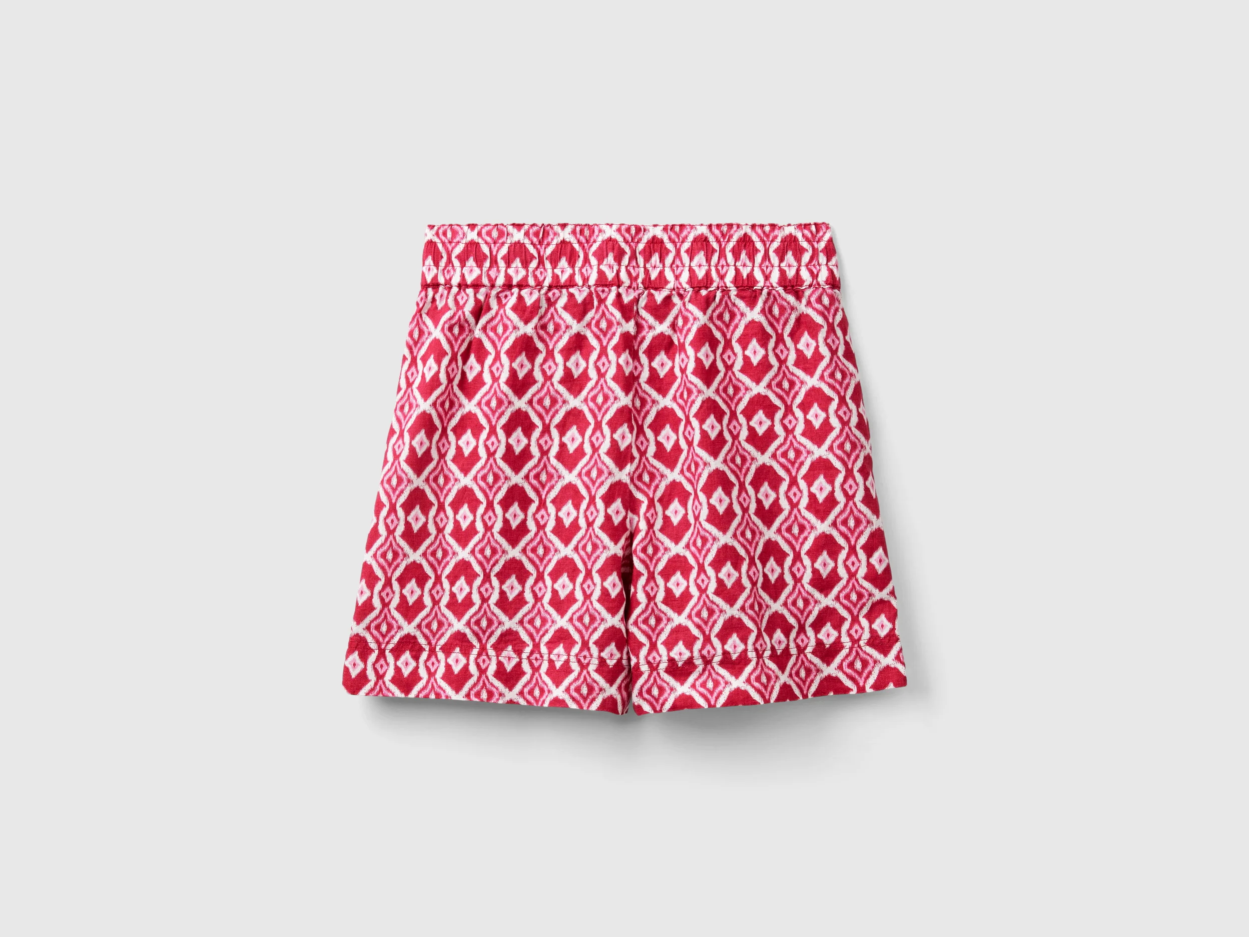 Shorts in lino stampato - Image 2