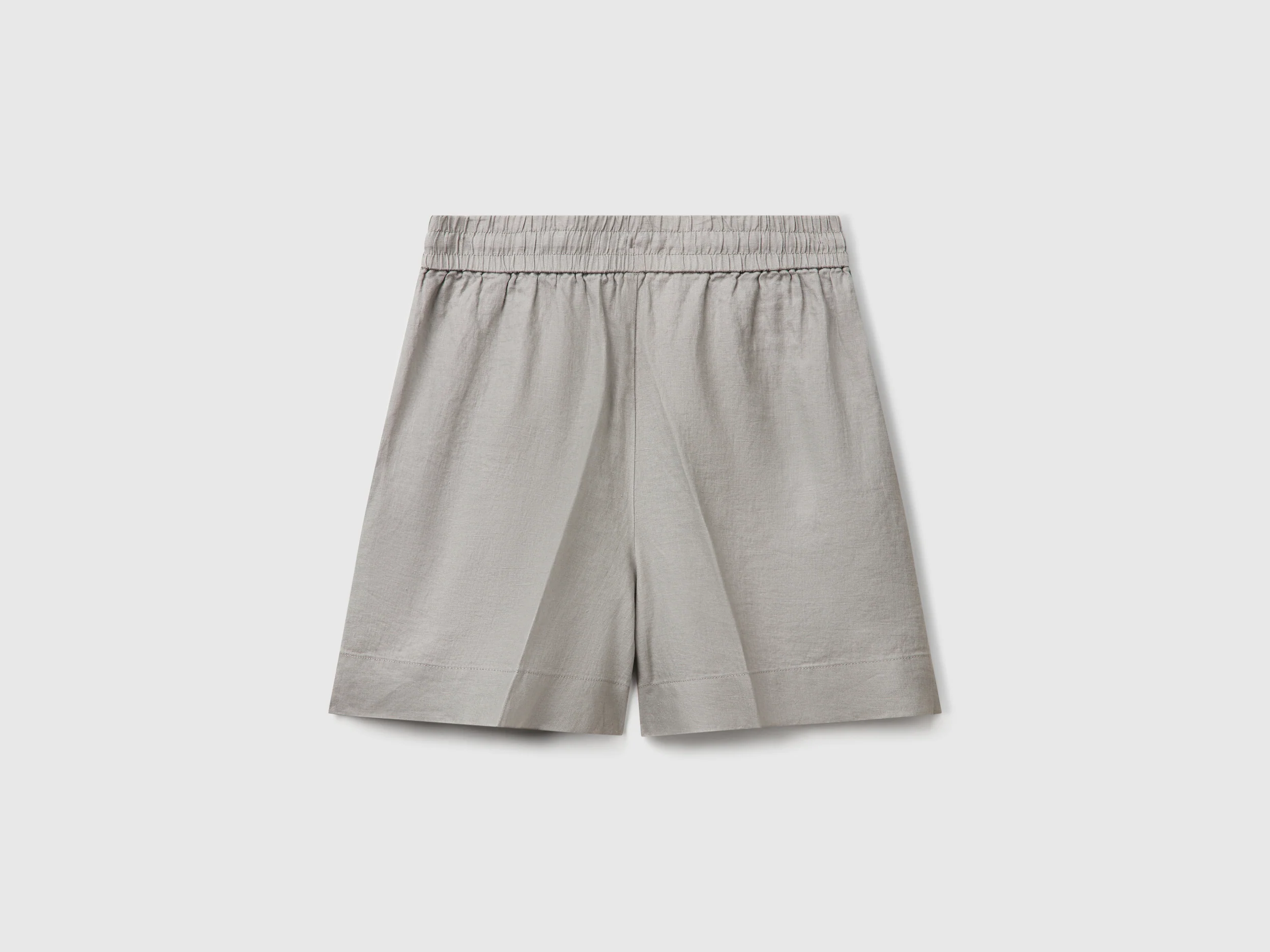 Shorts in puro lino con coulisse - Image 2
