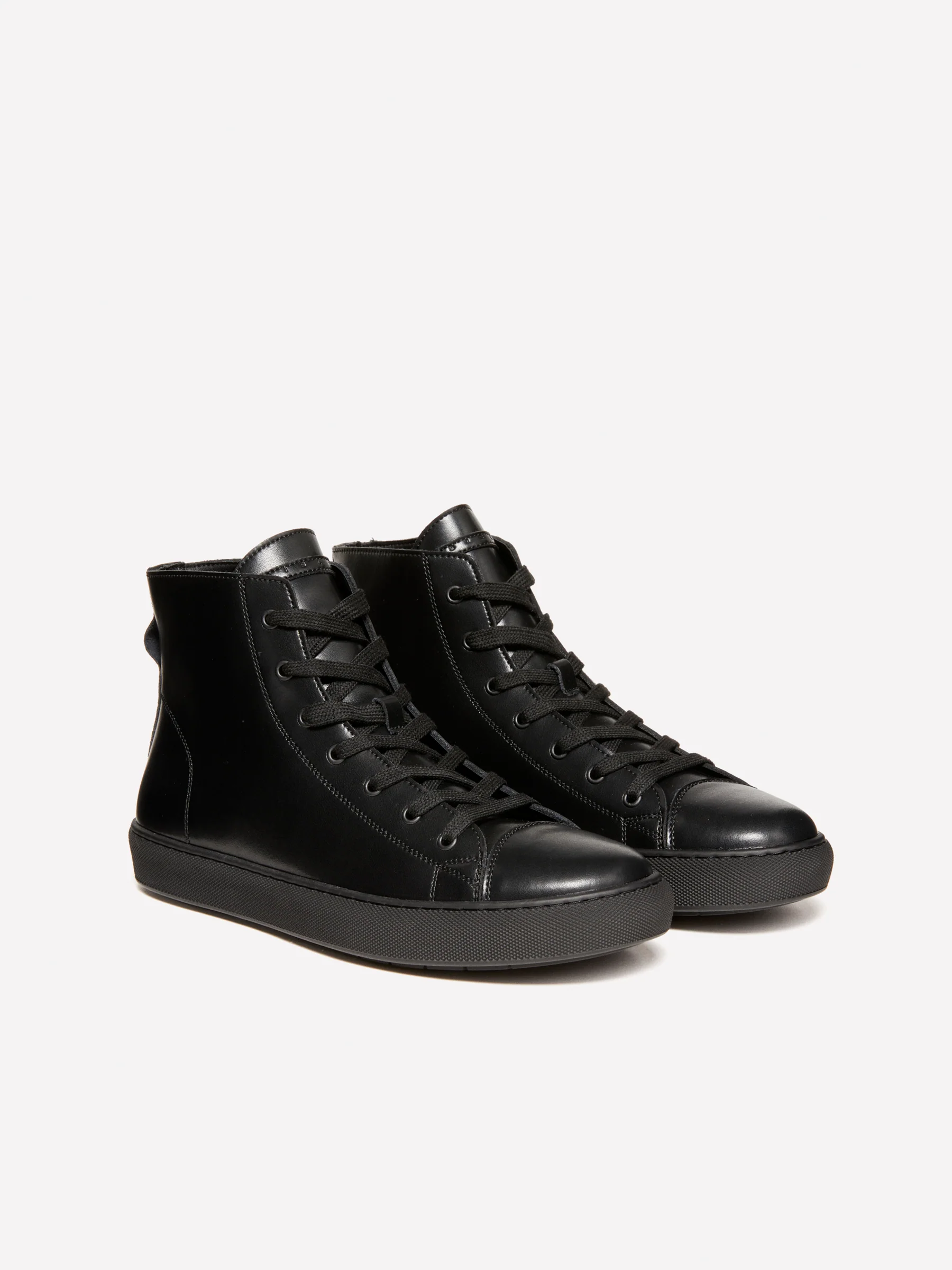 Sneakers alte in pelle