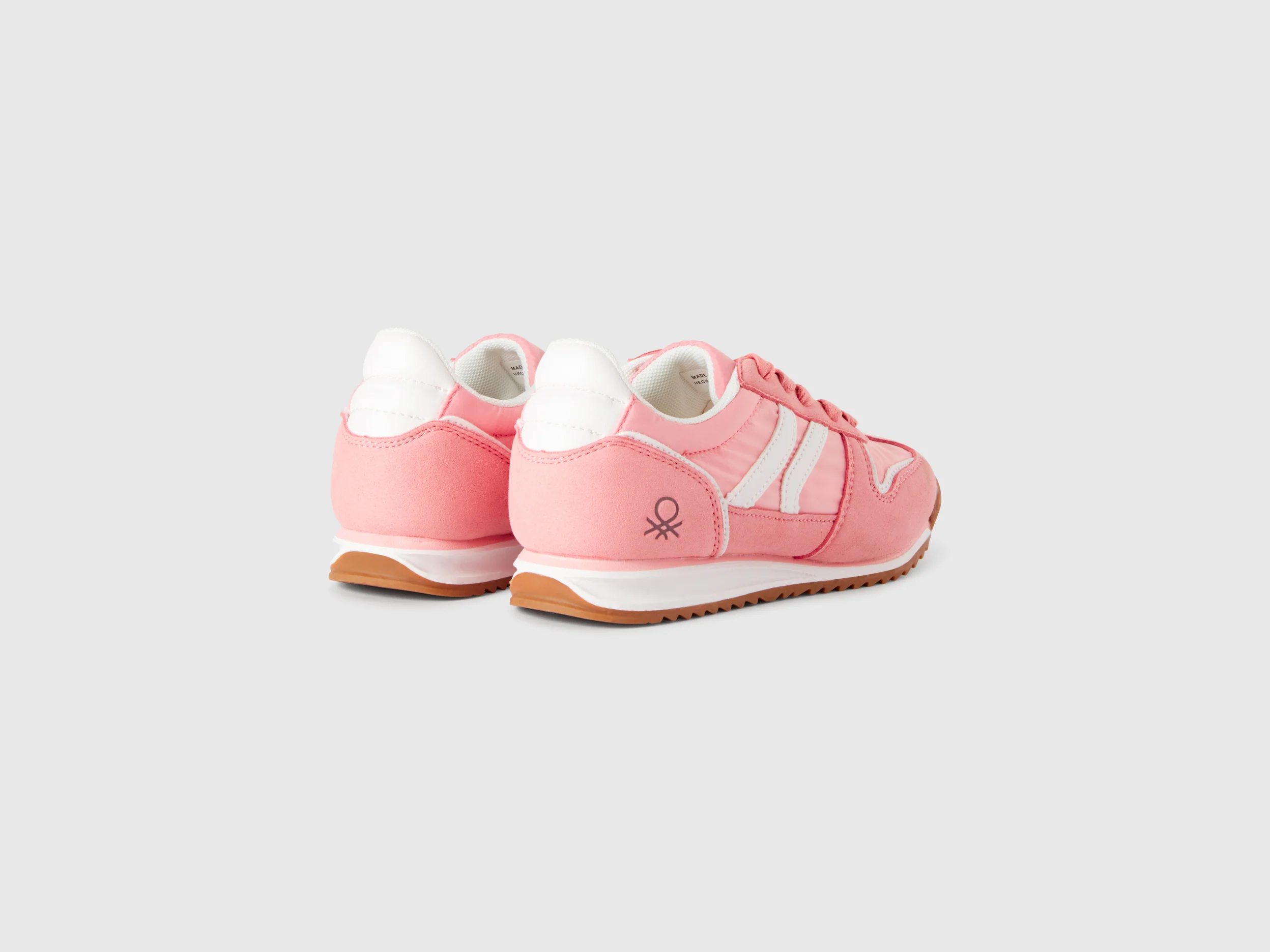 Sneakers in nylon e tessuto scamosciato - Image 2