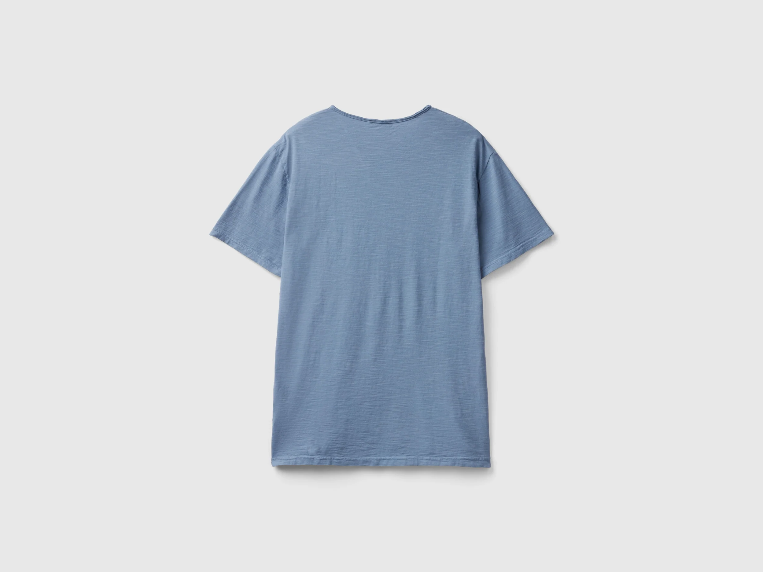 T-shirt 100% cotone con scollo a V - Image 2
