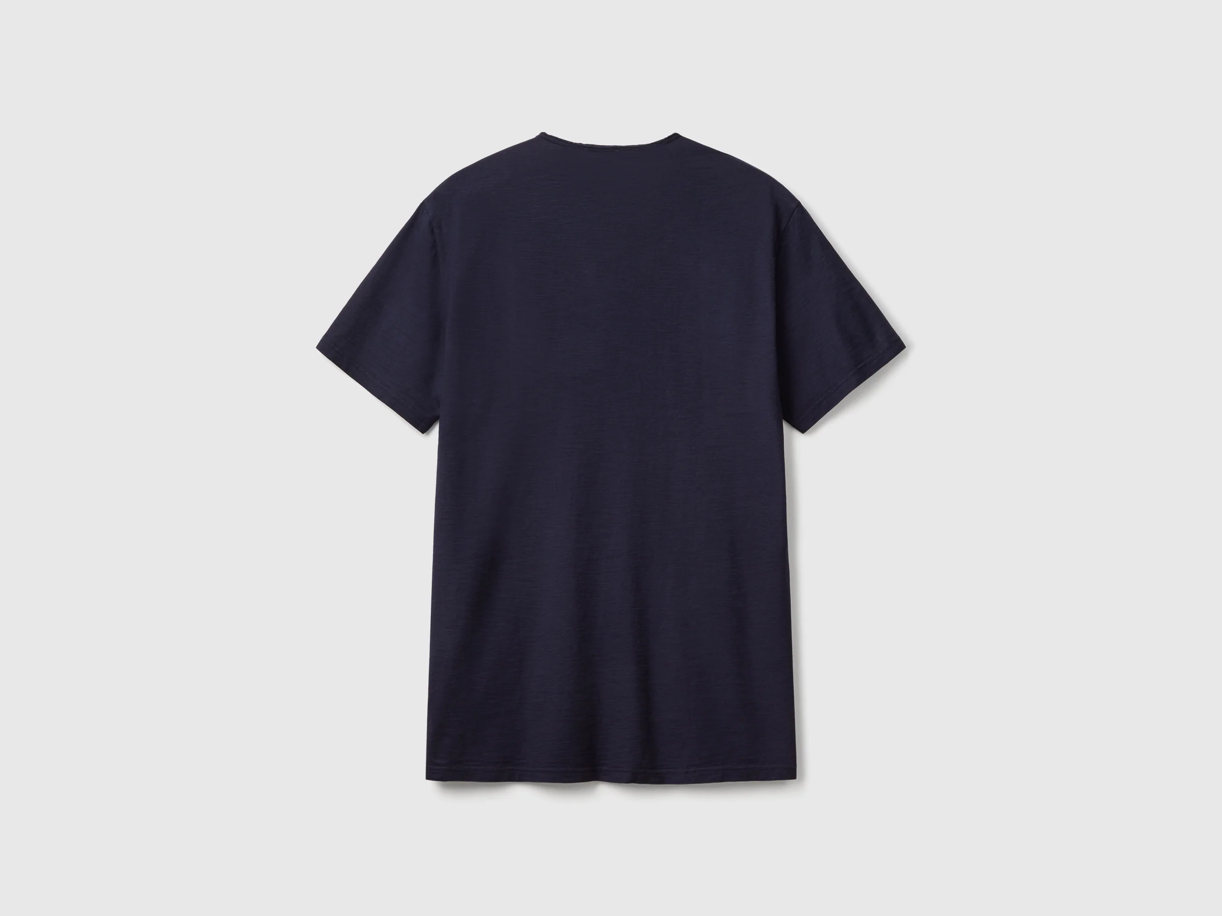 T-shirt 100% cotone con scollo a V - Image 2