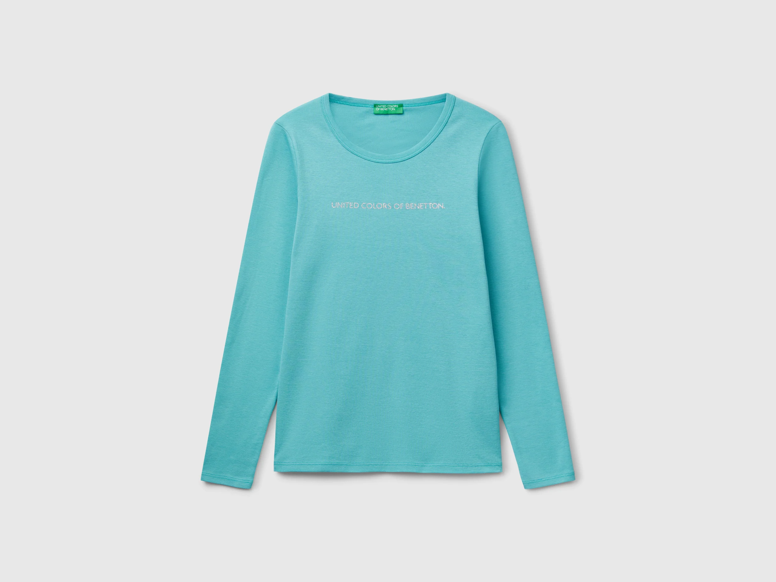 T-shirt a manica lunga 100% cotone