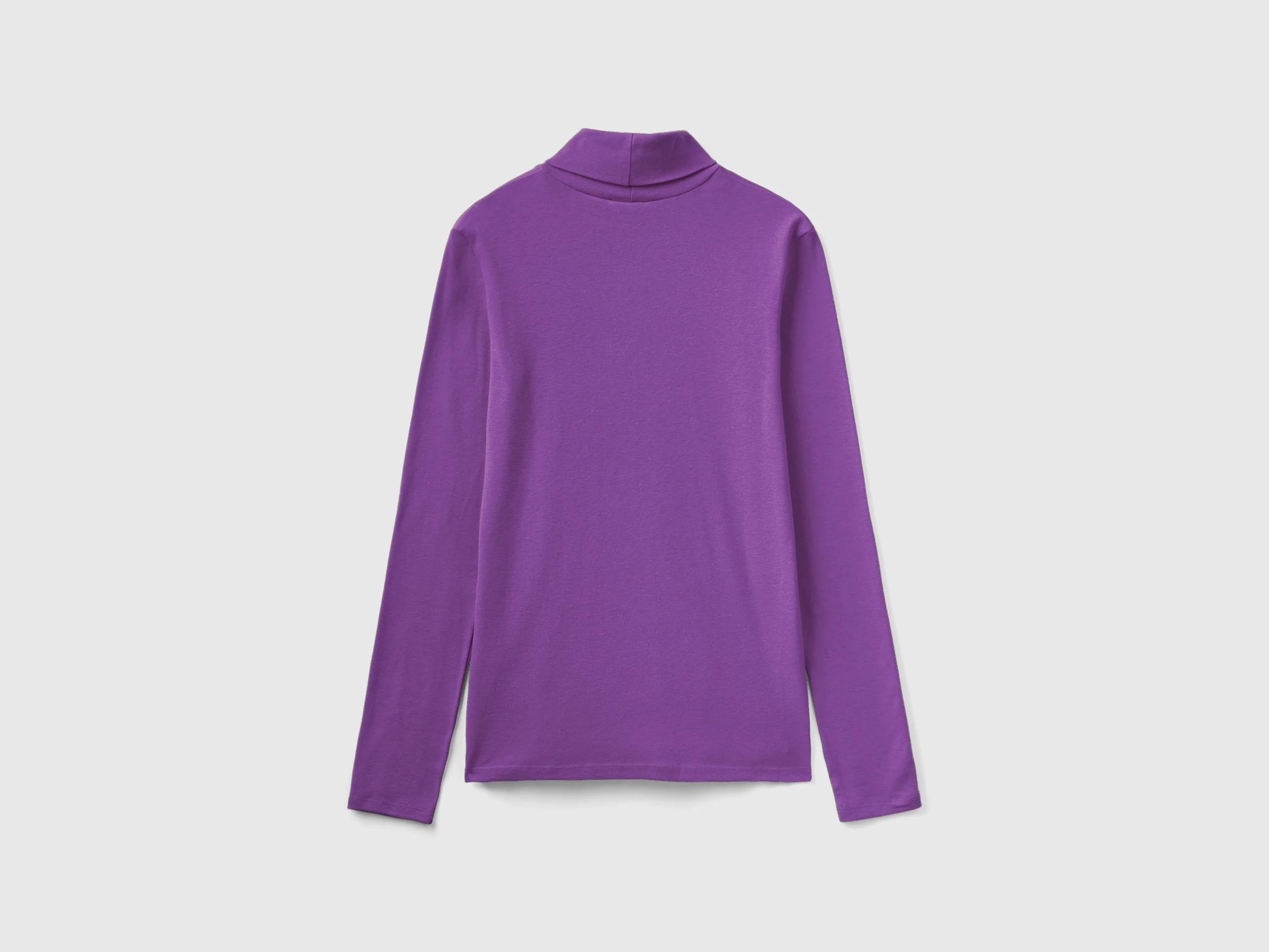 T-shirt a manica lunga con collo alto - Image 2