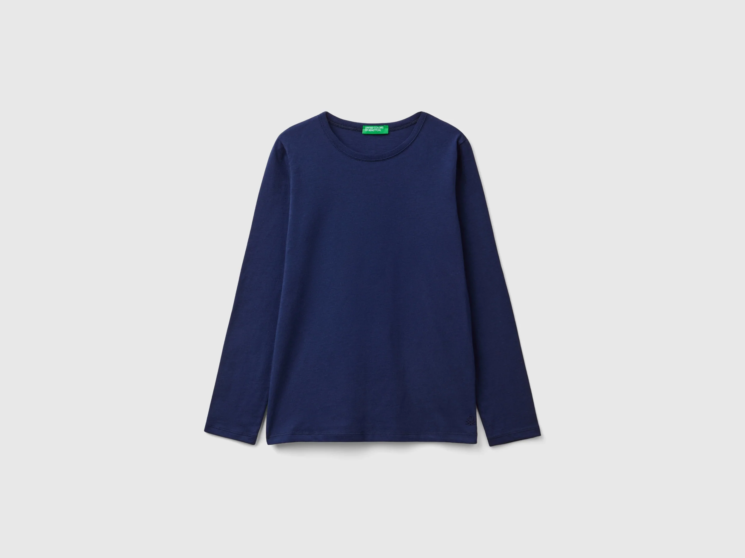 T-shirt a manica lunga in cotone bio