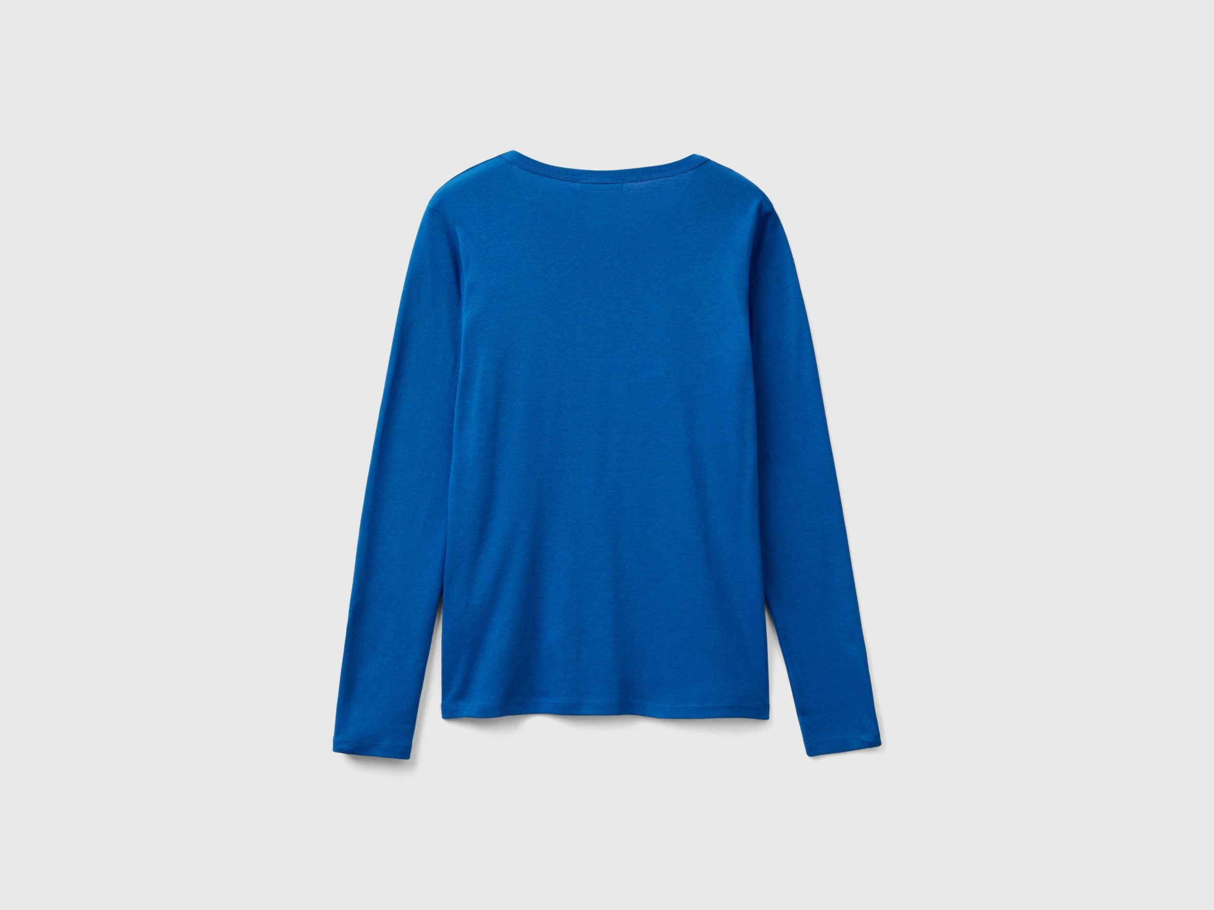 T-shirt a manica lunga in puro cotone - Image 2
