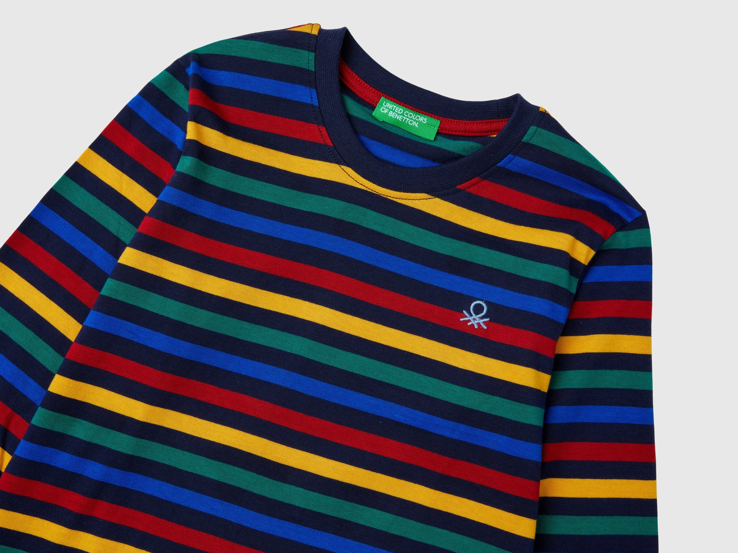 T-shirt a righe 100% cotone - Image 3