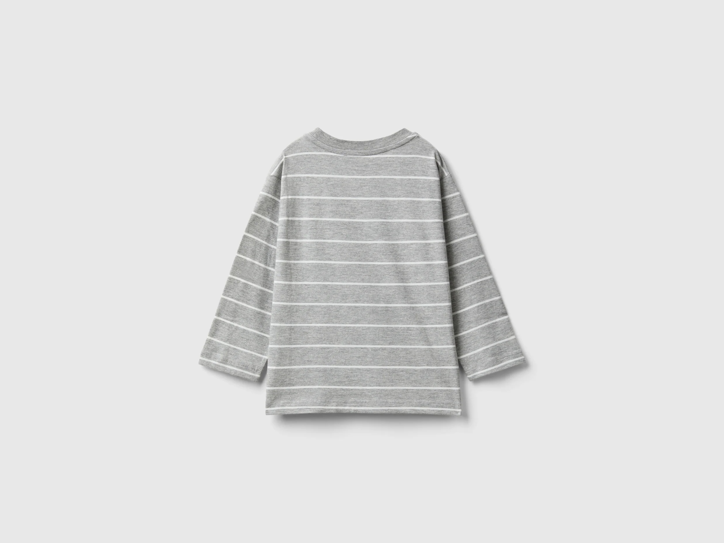 T-shirt a righe con applicazione - Image 2