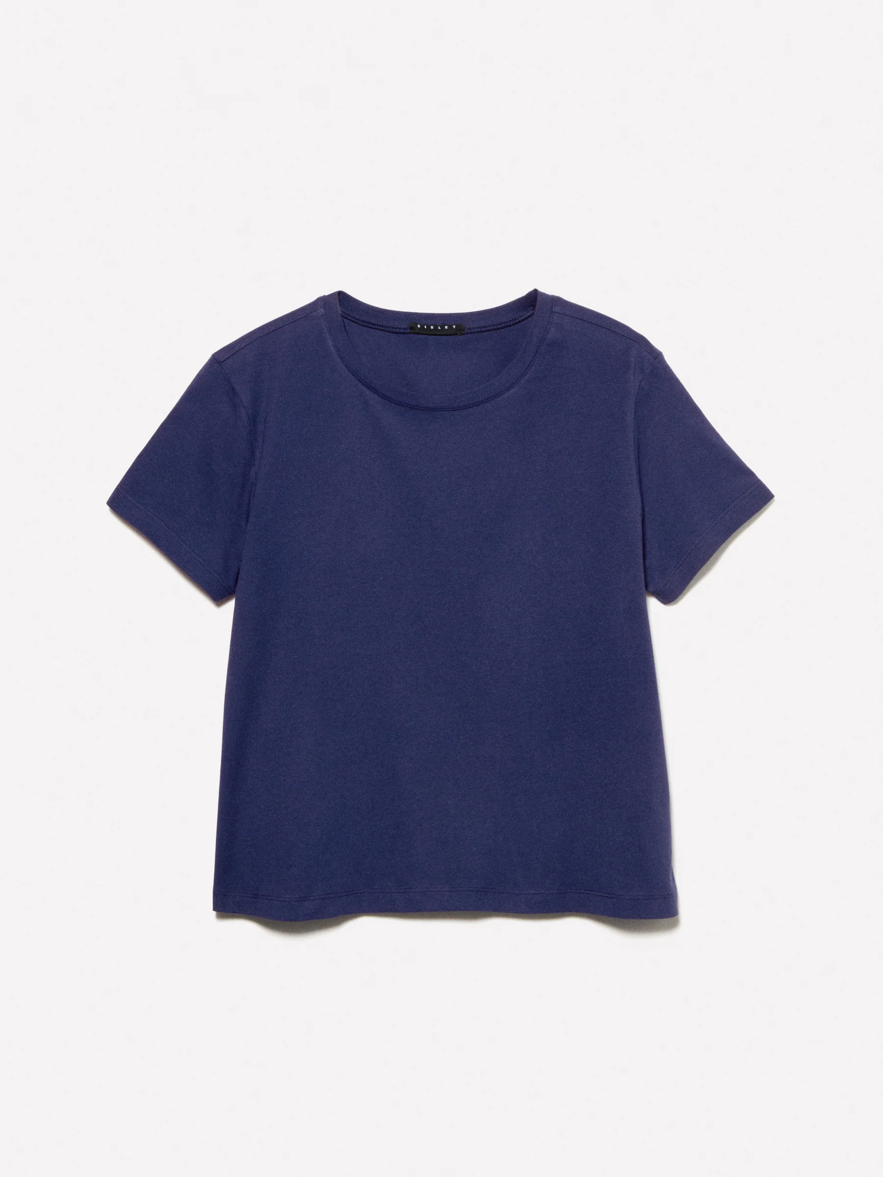 T-shirt boxy fit blu