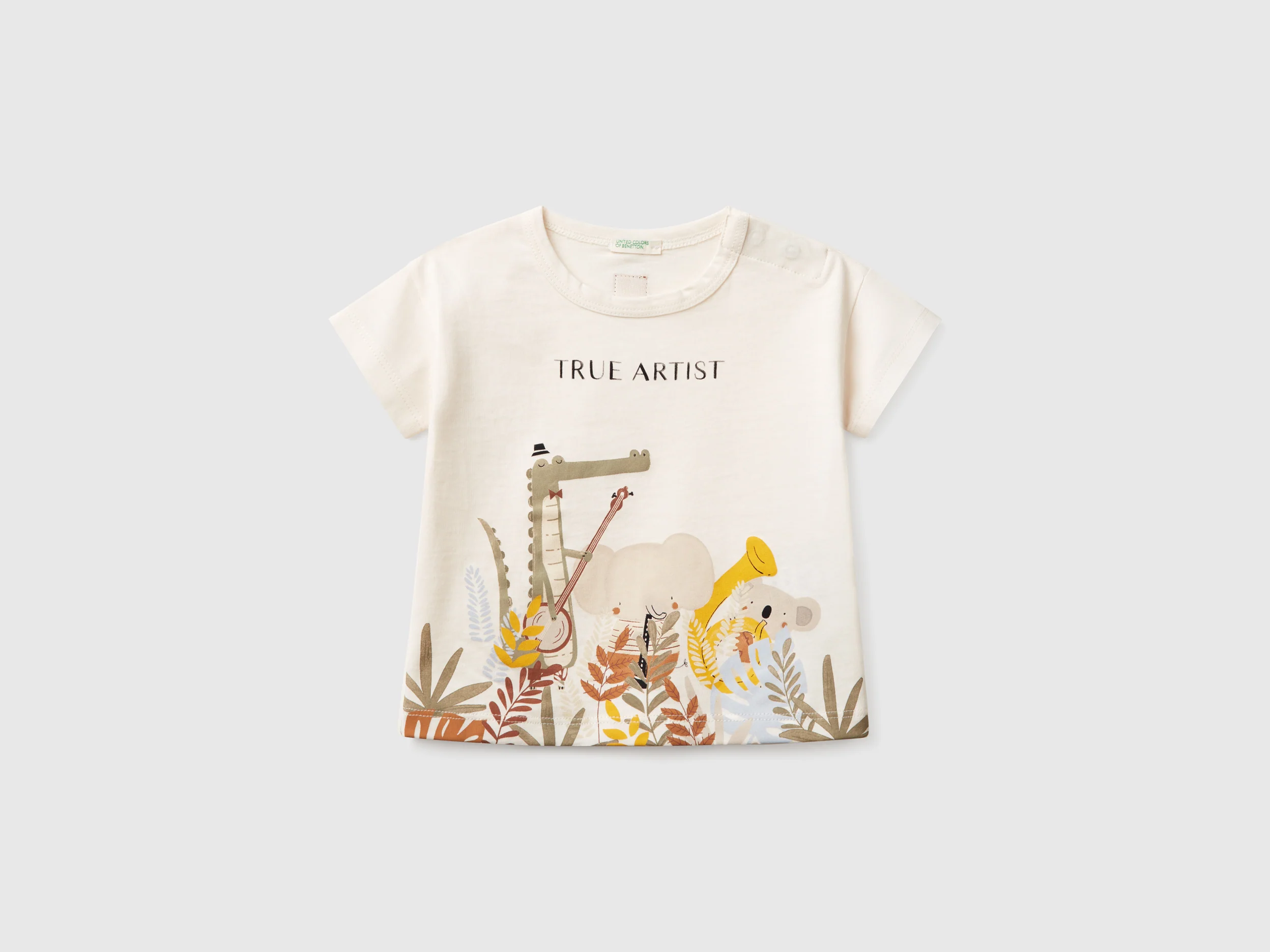T-shirt boxy fit con stampa