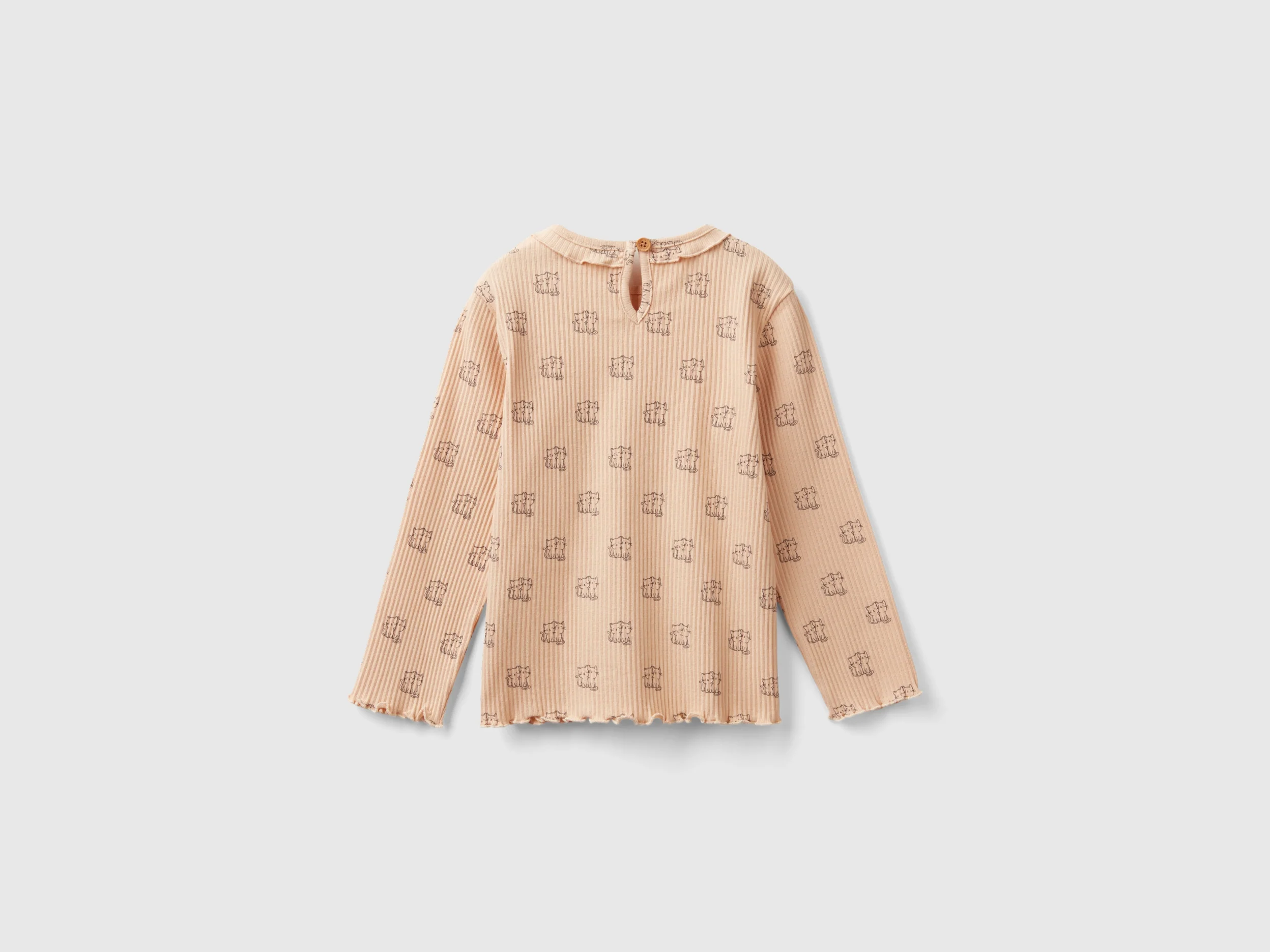 T-shirt con colletto rouches - Image 2