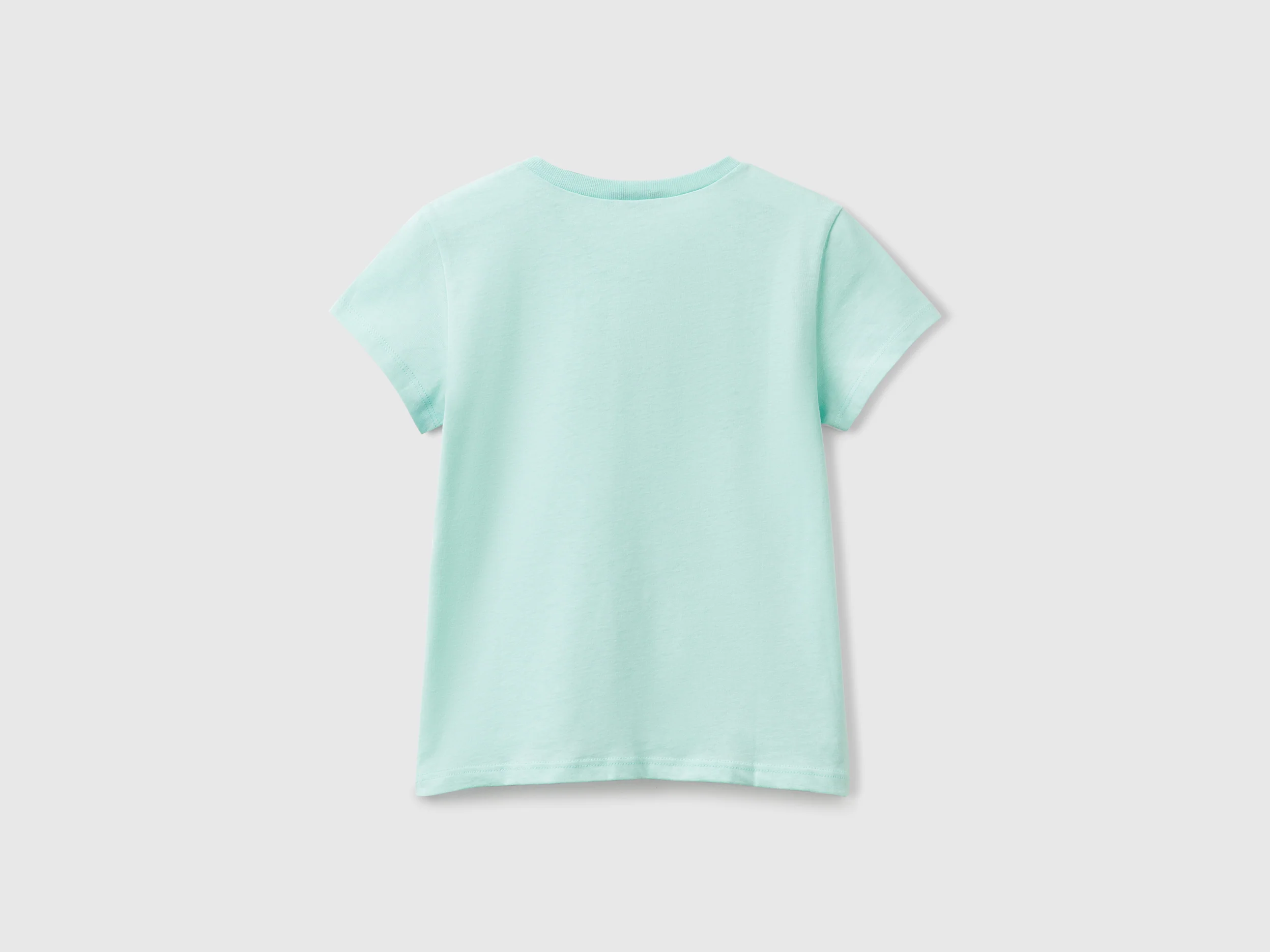 T-shirt con logo glitter in cotone - Image 2