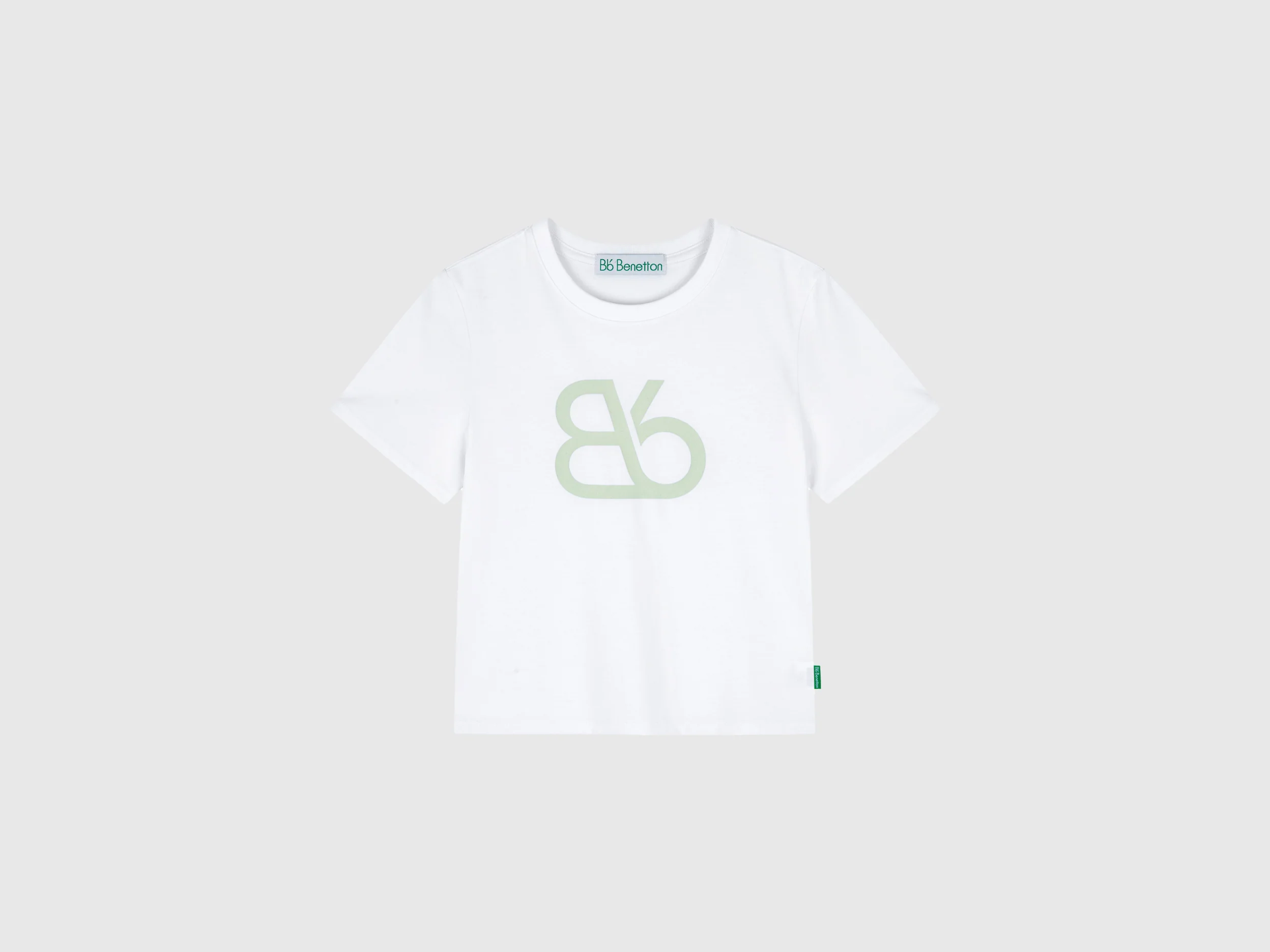 T-shirt con logo in misto cotone