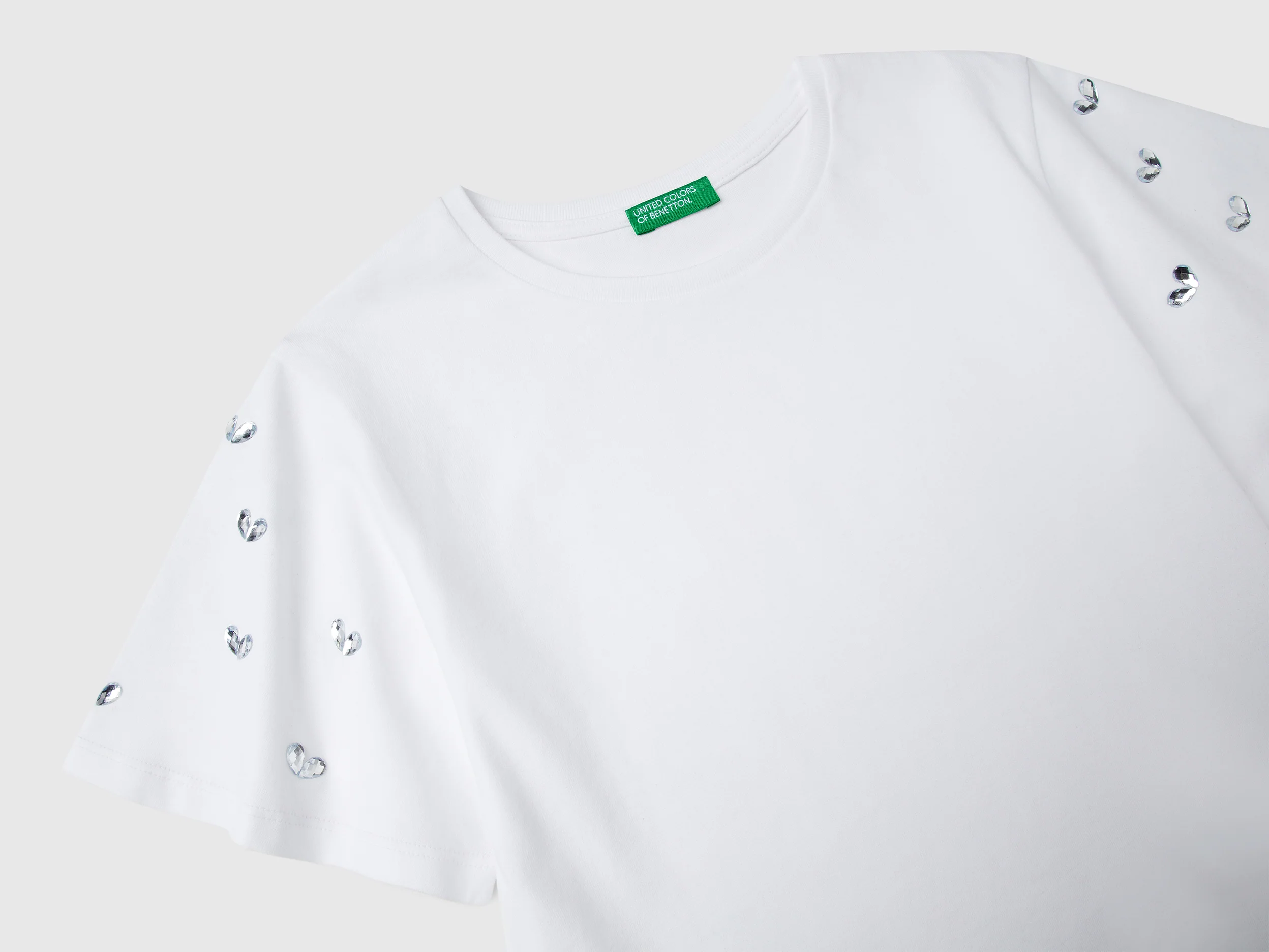 T-shirt con manica strass - Image 3