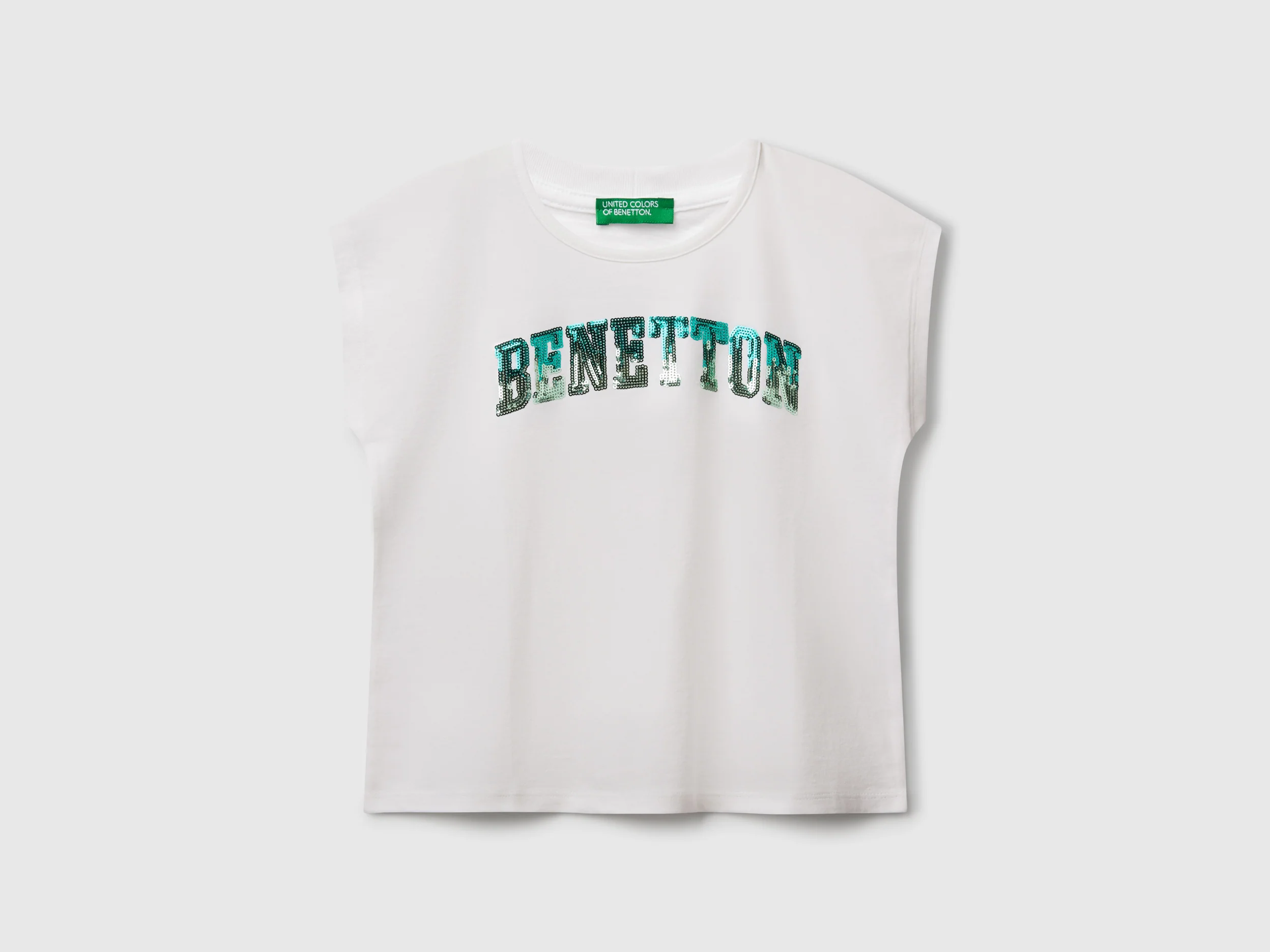 T-shirt con paillettes