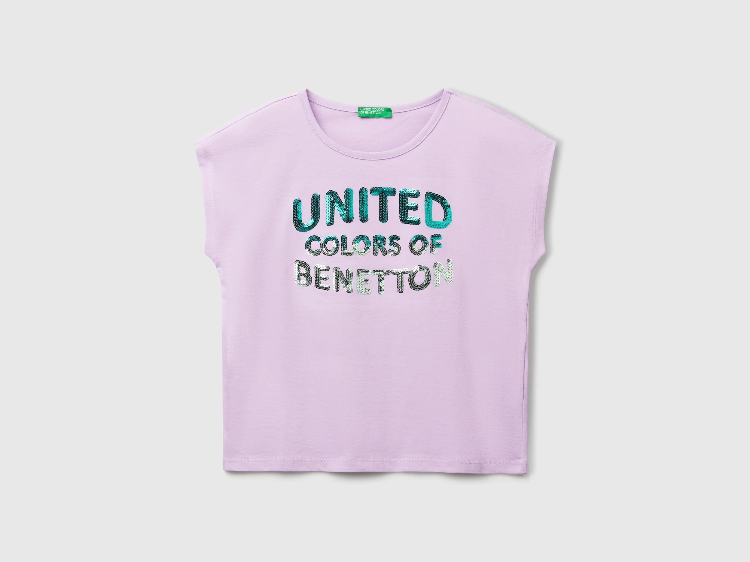 T-shirt con paillettes