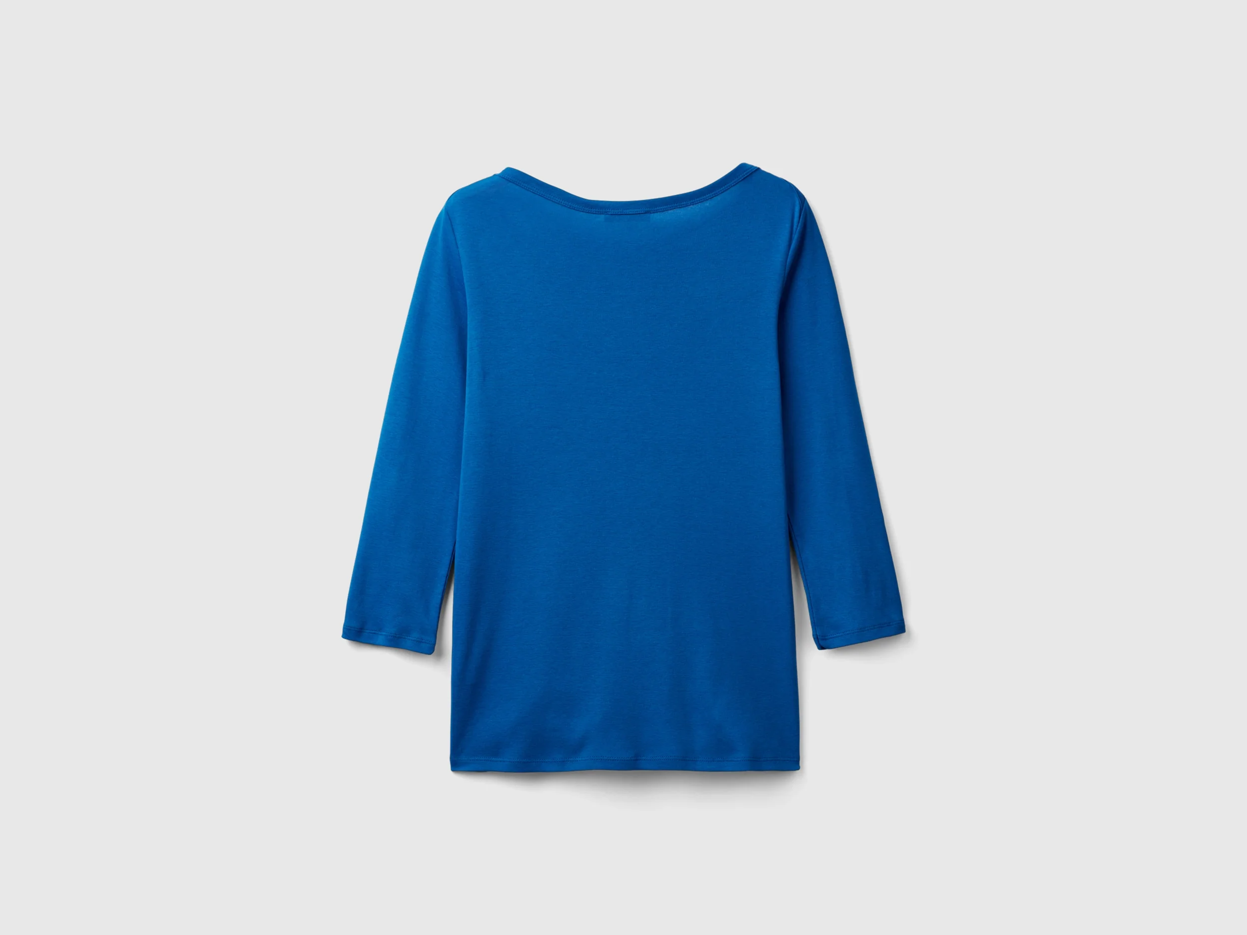 T-shirt con scollo a barchetta 100% cotone - Image 2