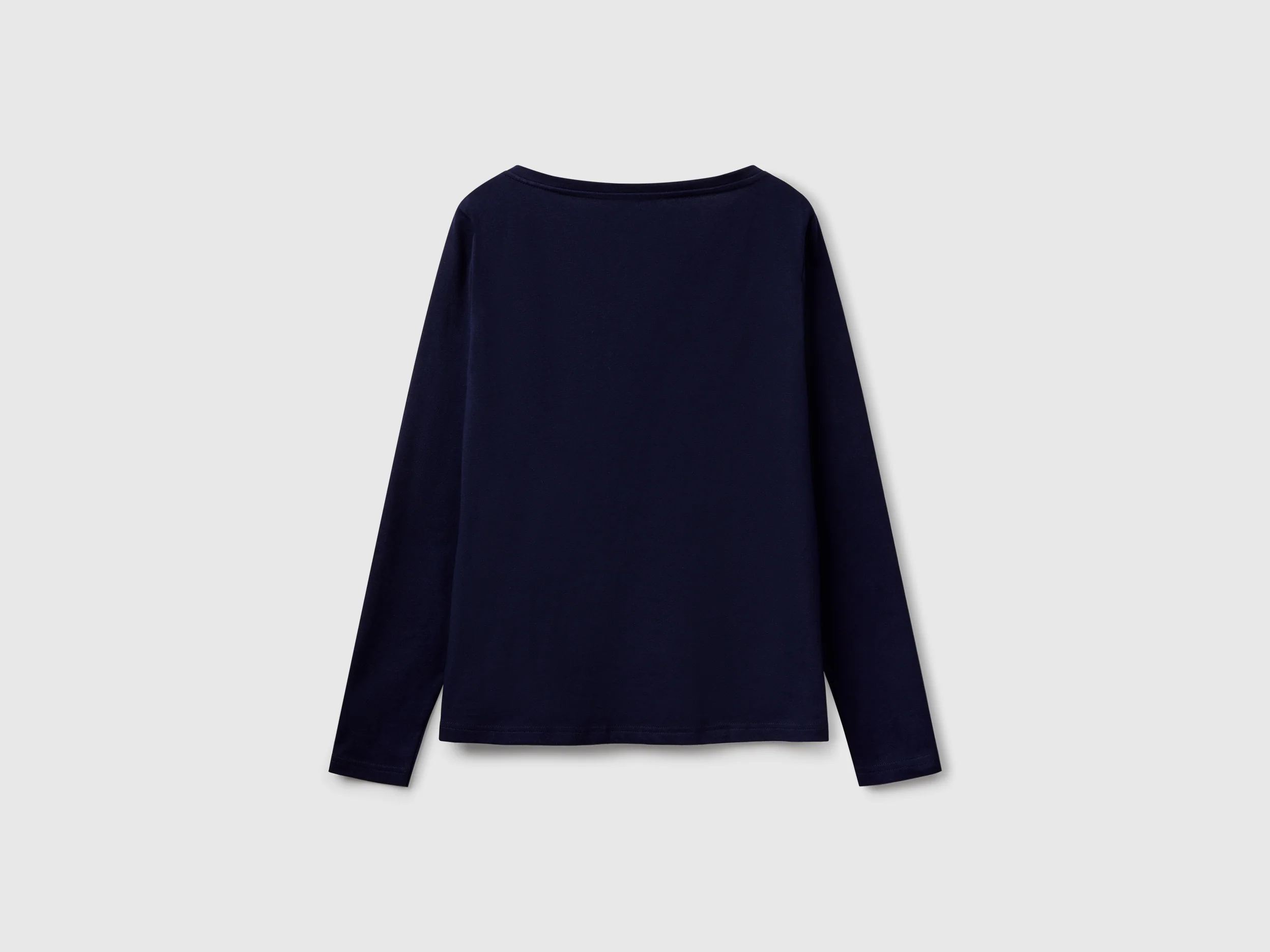 T-shirt con scollo a barchetta 100% cotone - Image 2