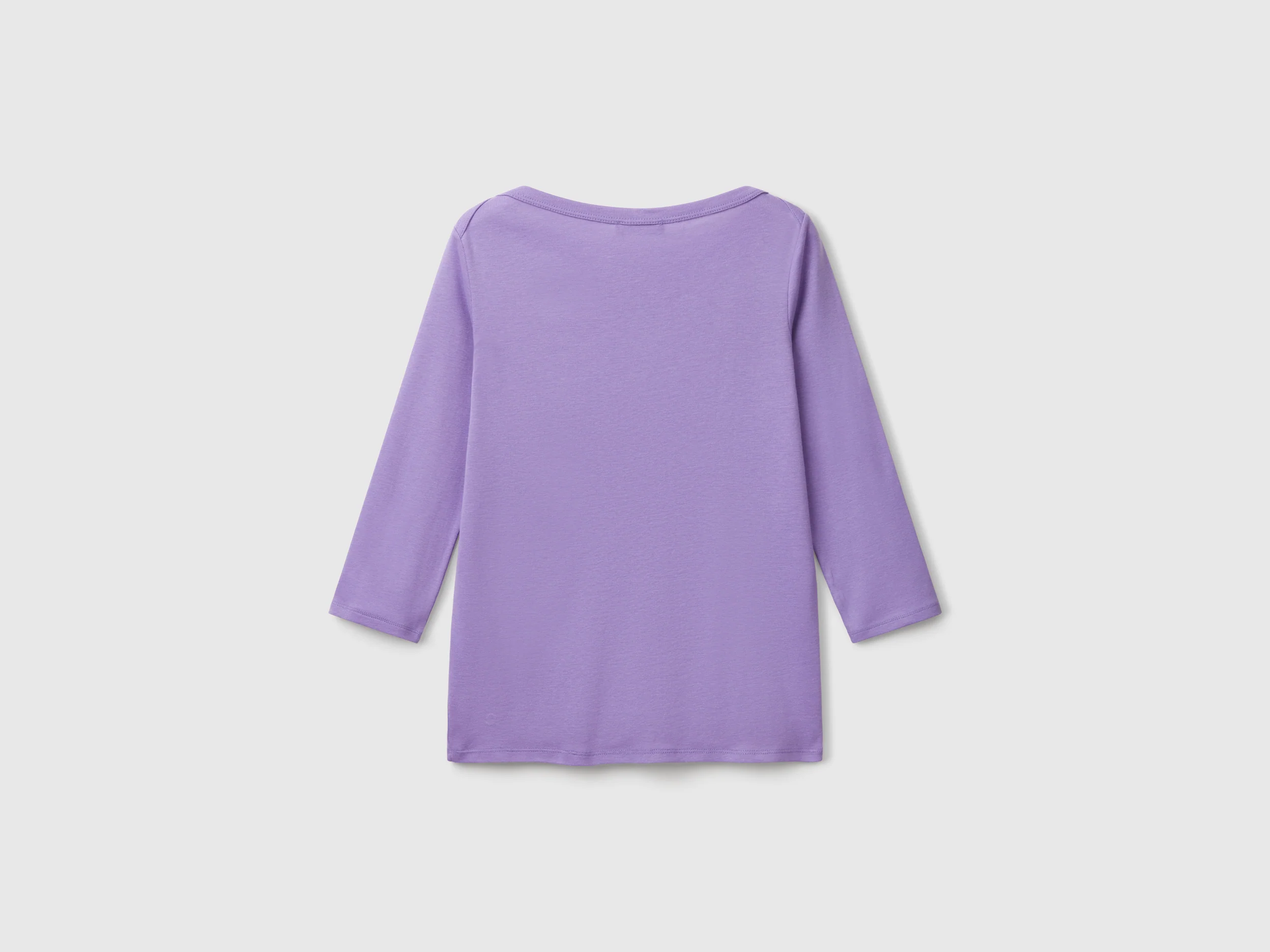 T-shirt con scollo a barchetta 100% cotone - Image 2