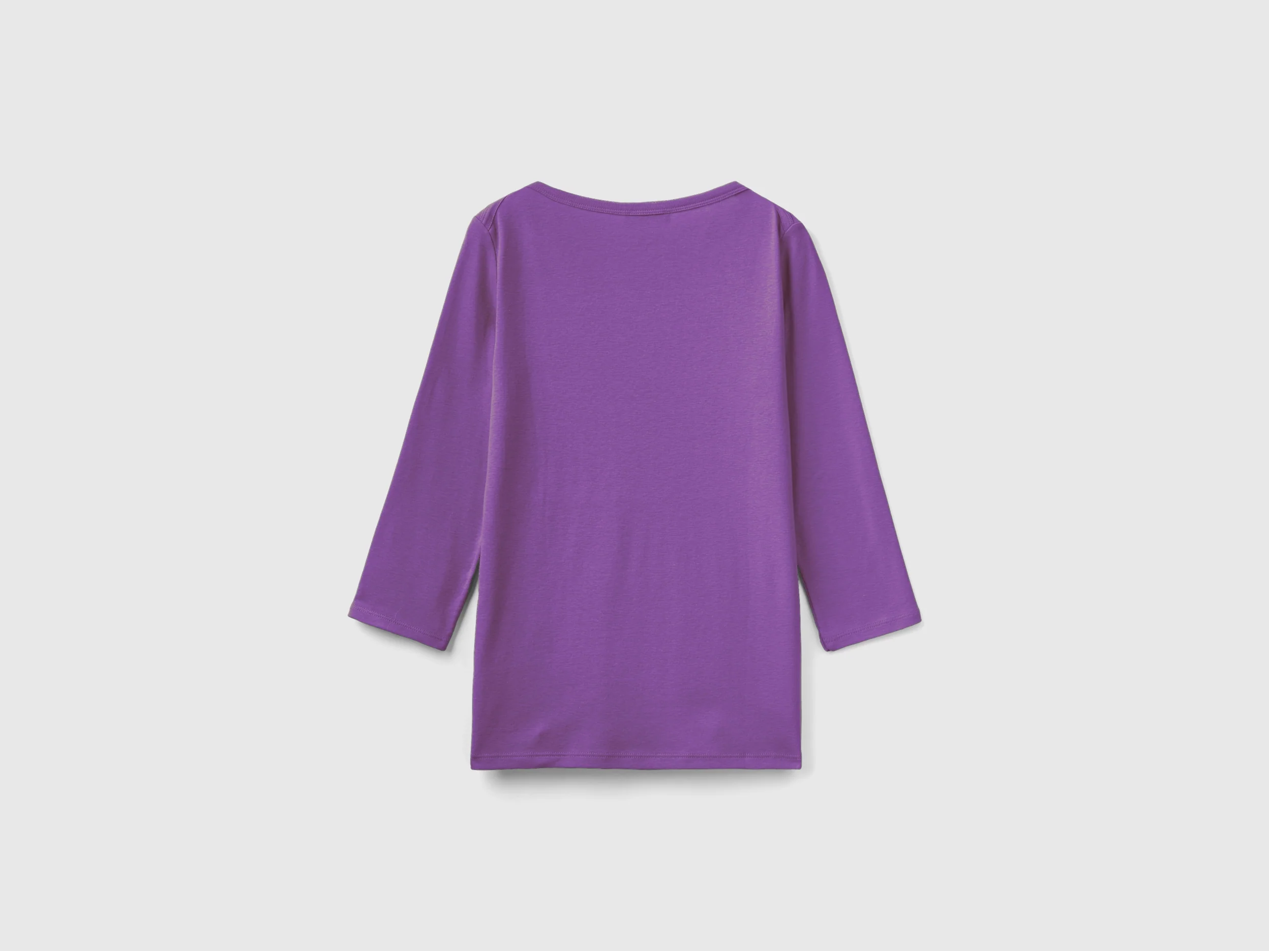 T-shirt con scollo a barchetta 100% cotone - Image 2