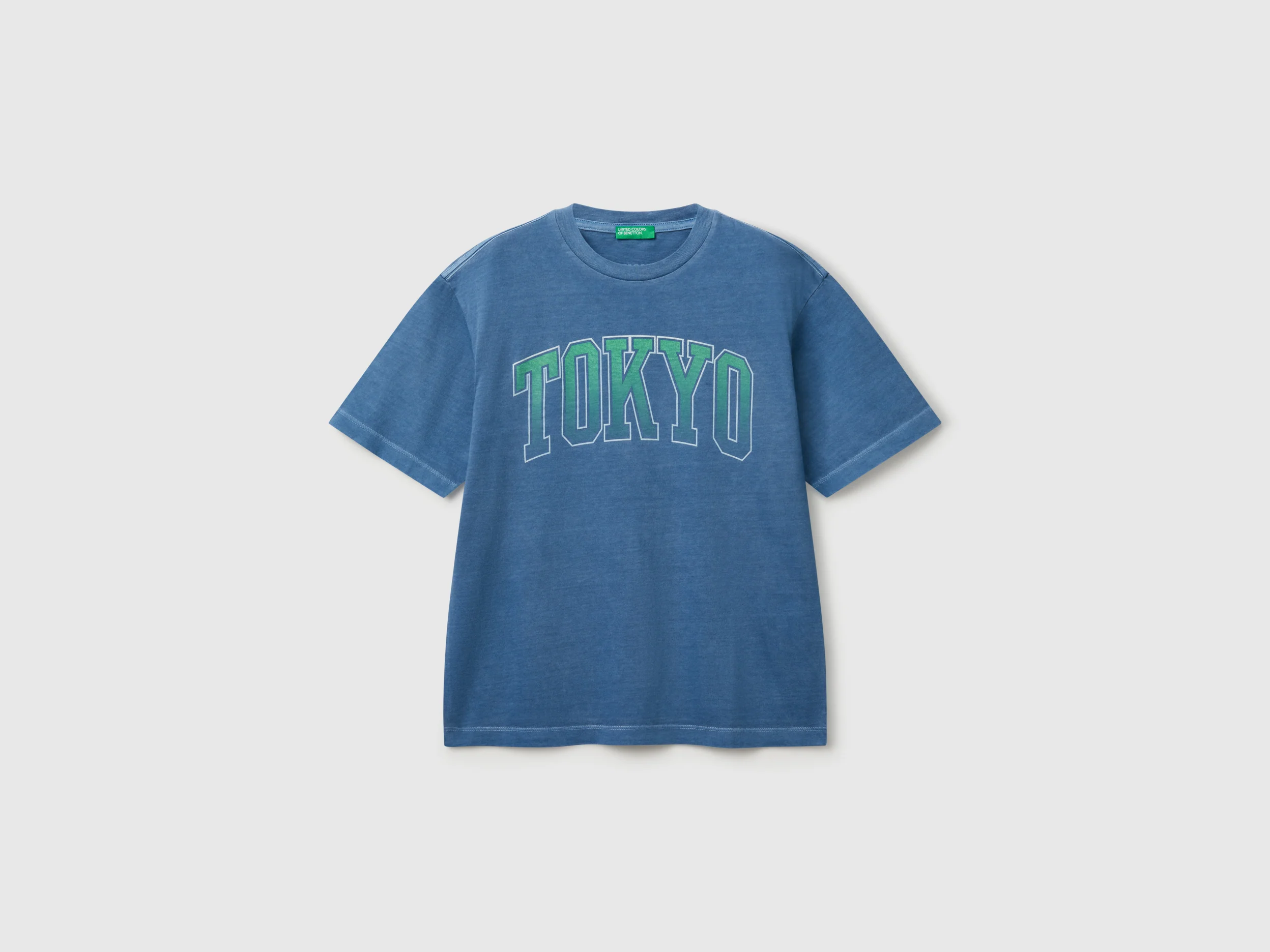 T-shirt con stampa davanti e dietro