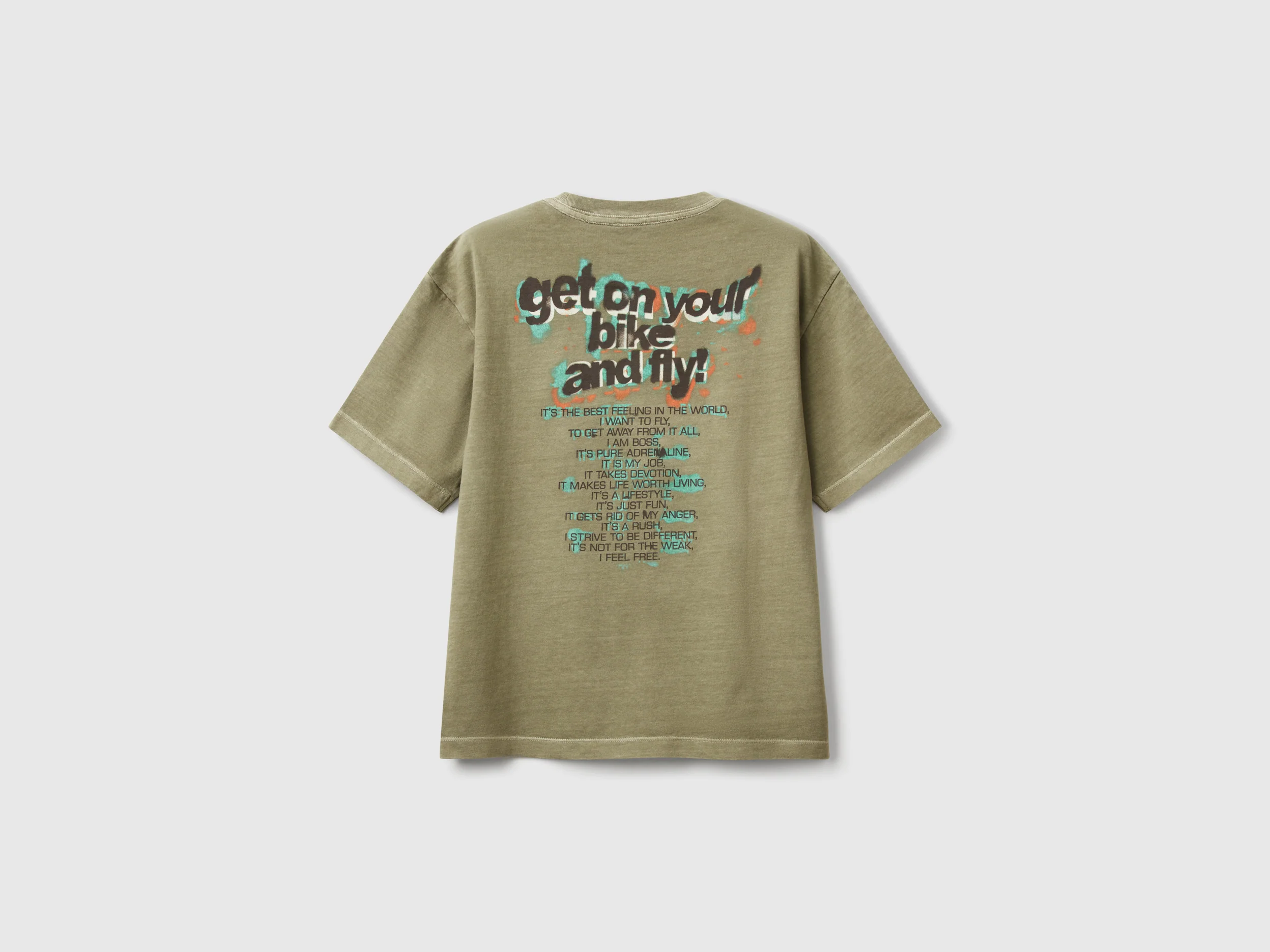 T-shirt con stampa davanti e dietro - Image 2