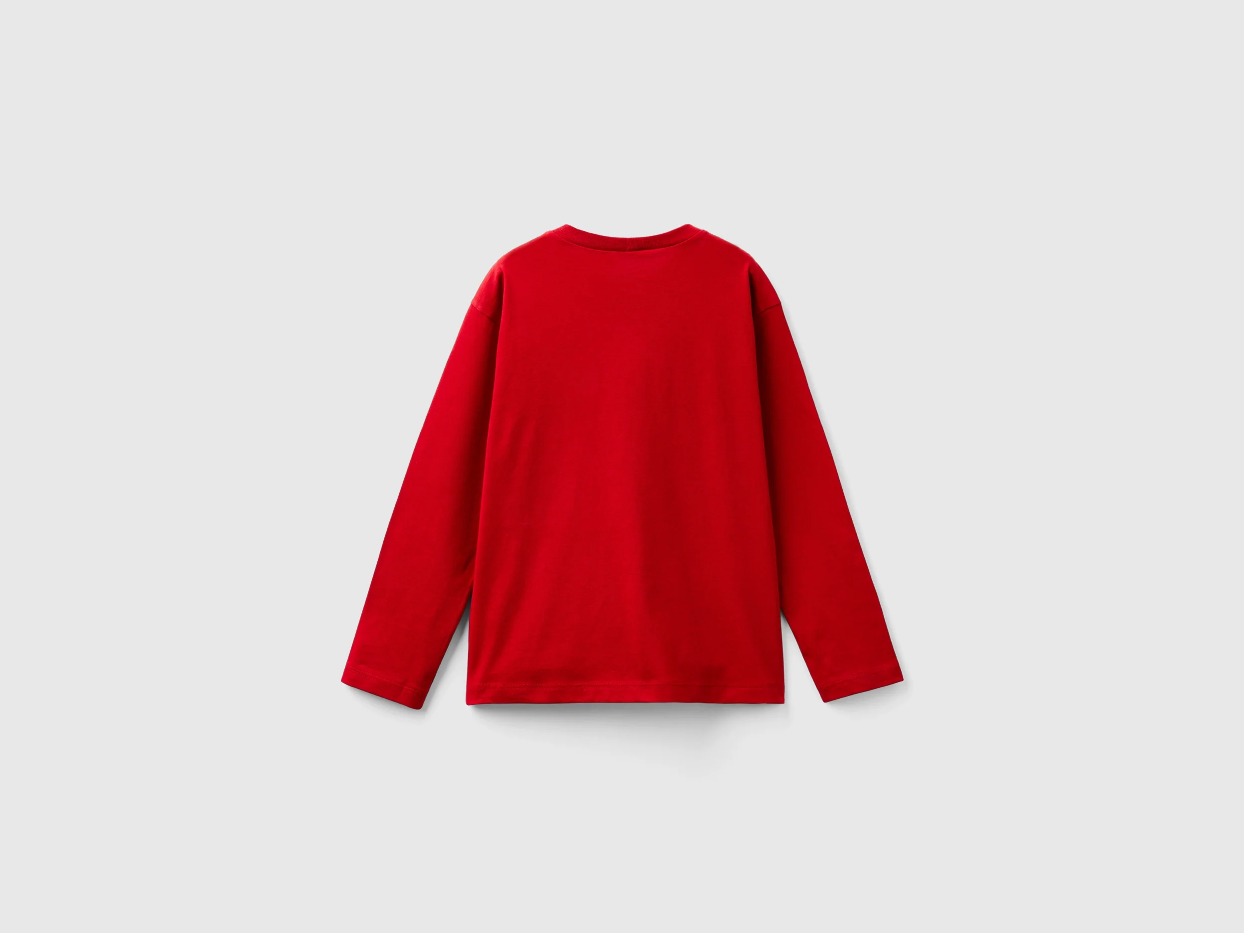 T-shirt con stampa effetto velluto - Image 2