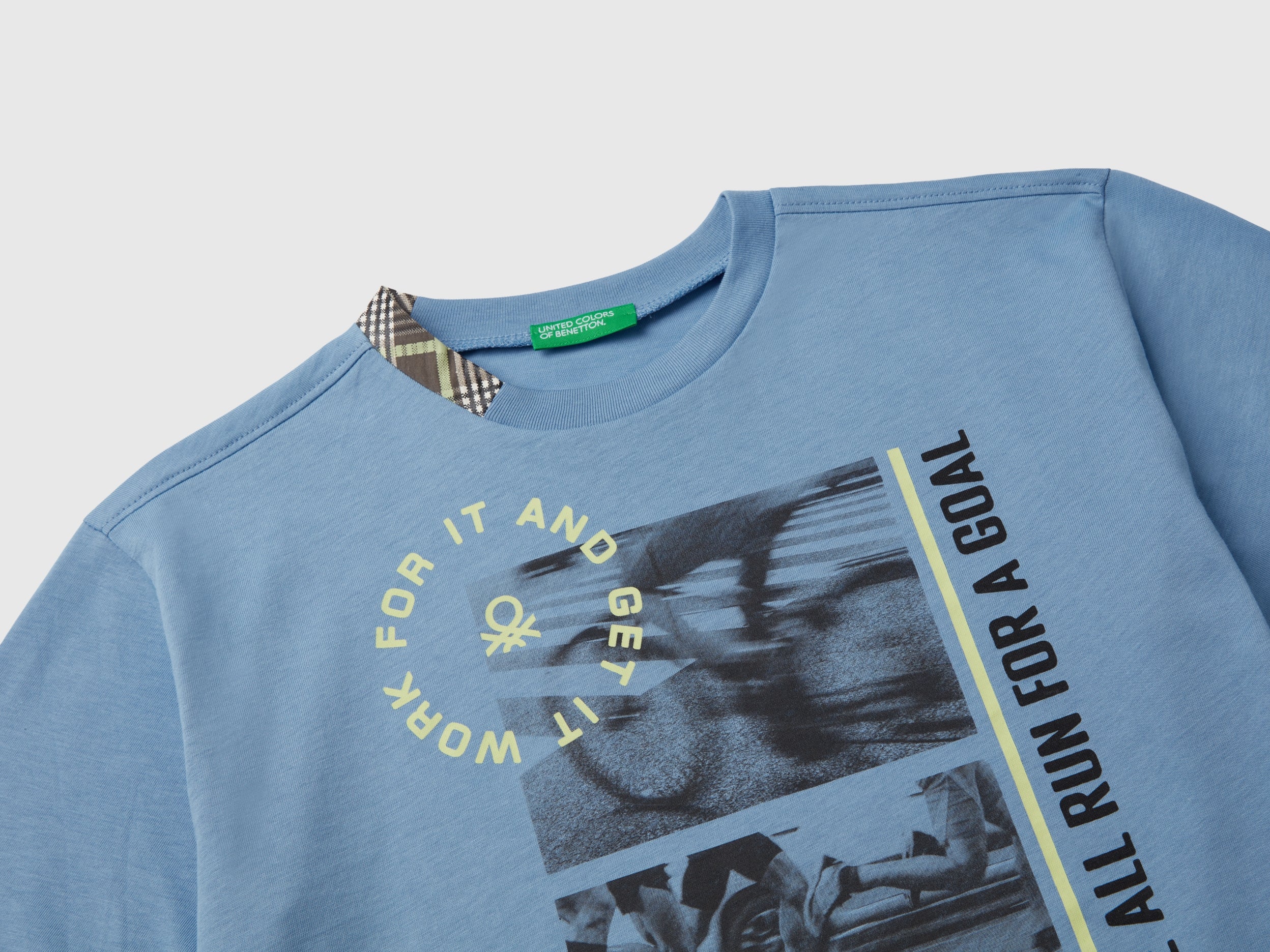 T-shirt con stampa fotografica in cotone bio - Image 3