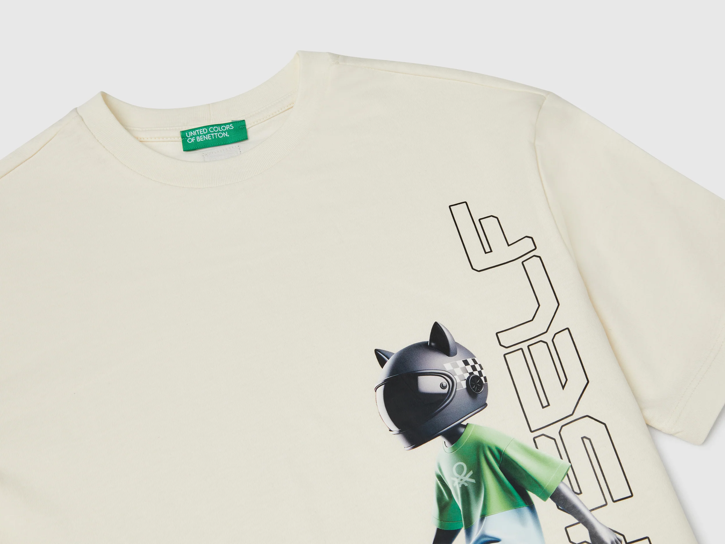 T-shirt con stampa frontale - Image 3