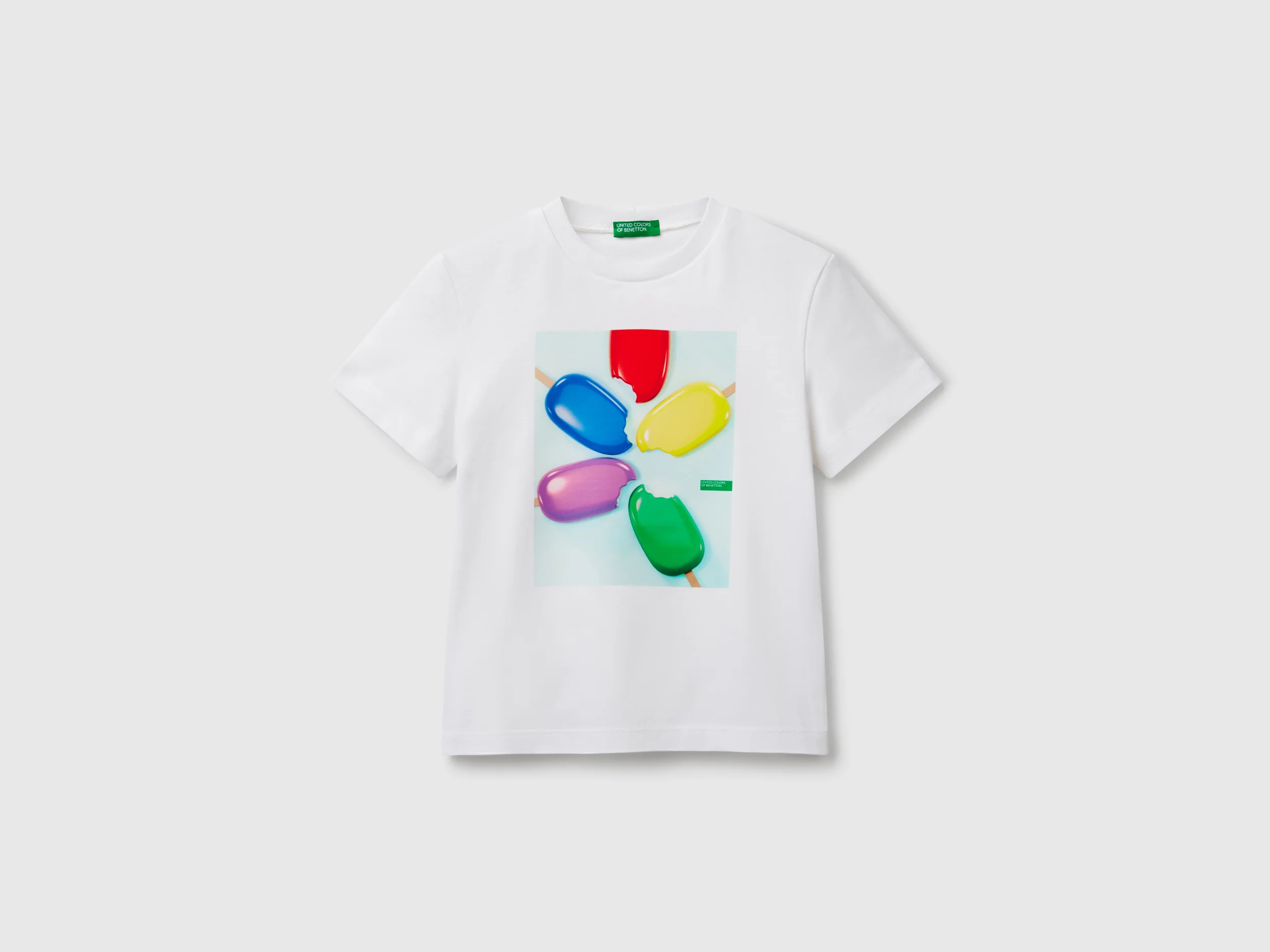 T-shirt con stampa gelato