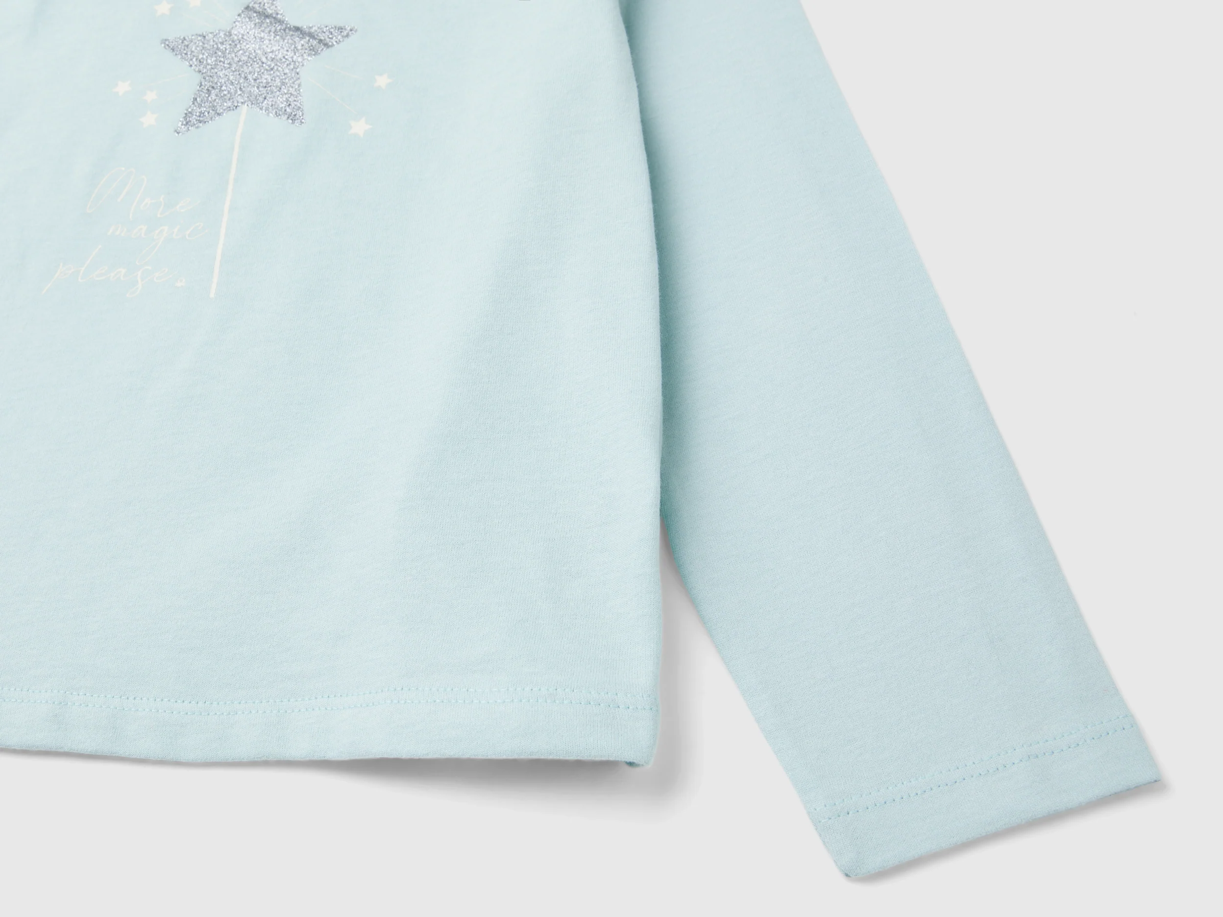 T-shirt con stampa glitter - Image 3