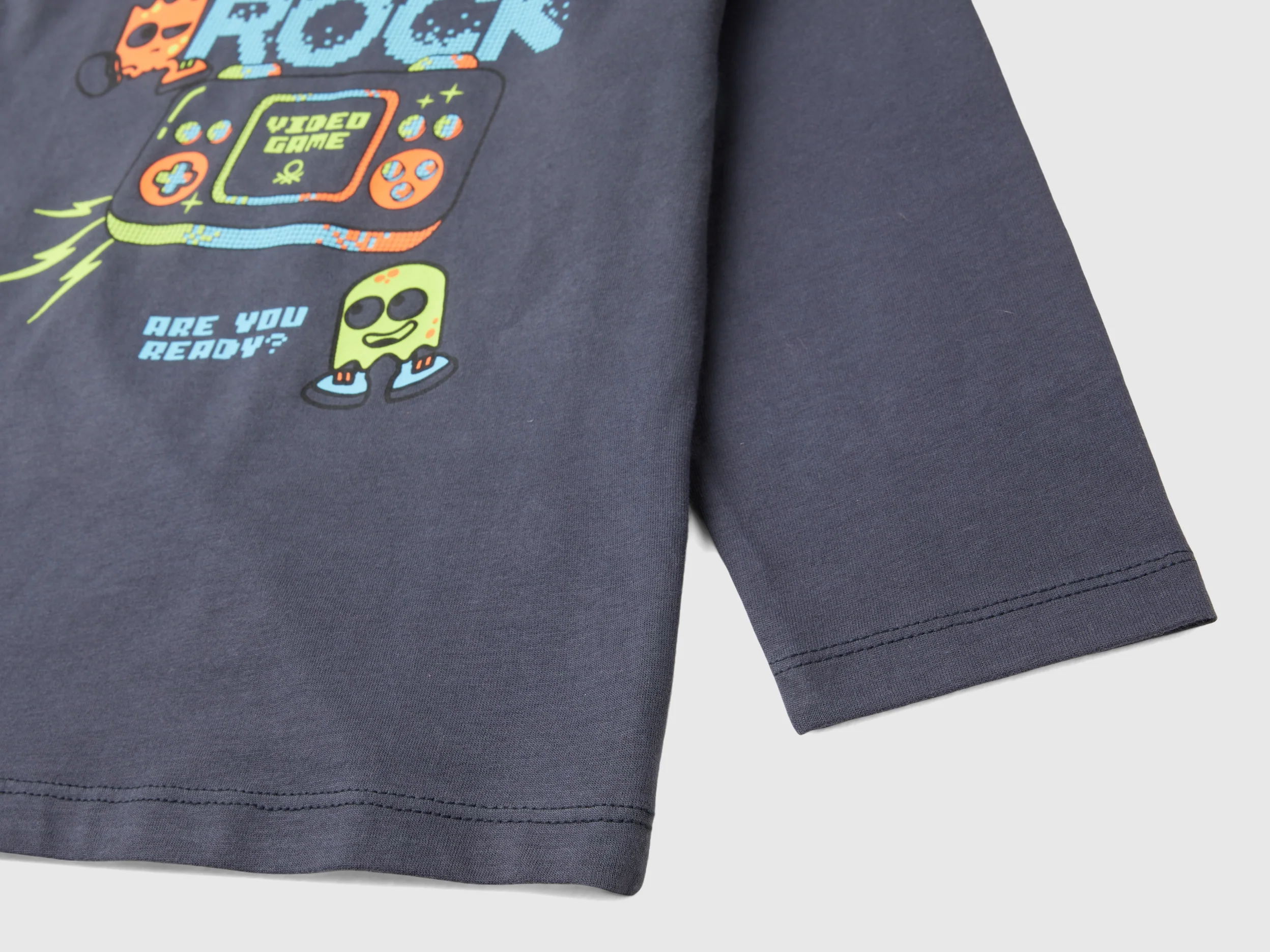 T-shirt con stampa in caldo cotone bio - Image 3