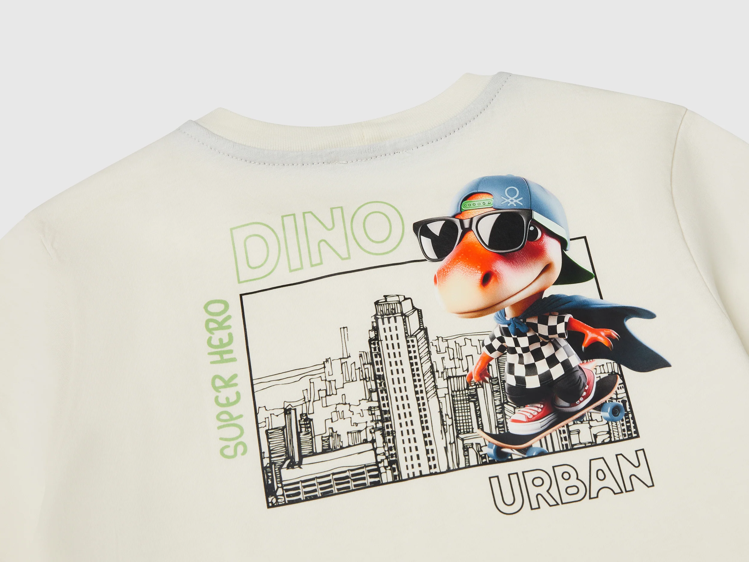 T-shirt girocollo con stampa - Image 3