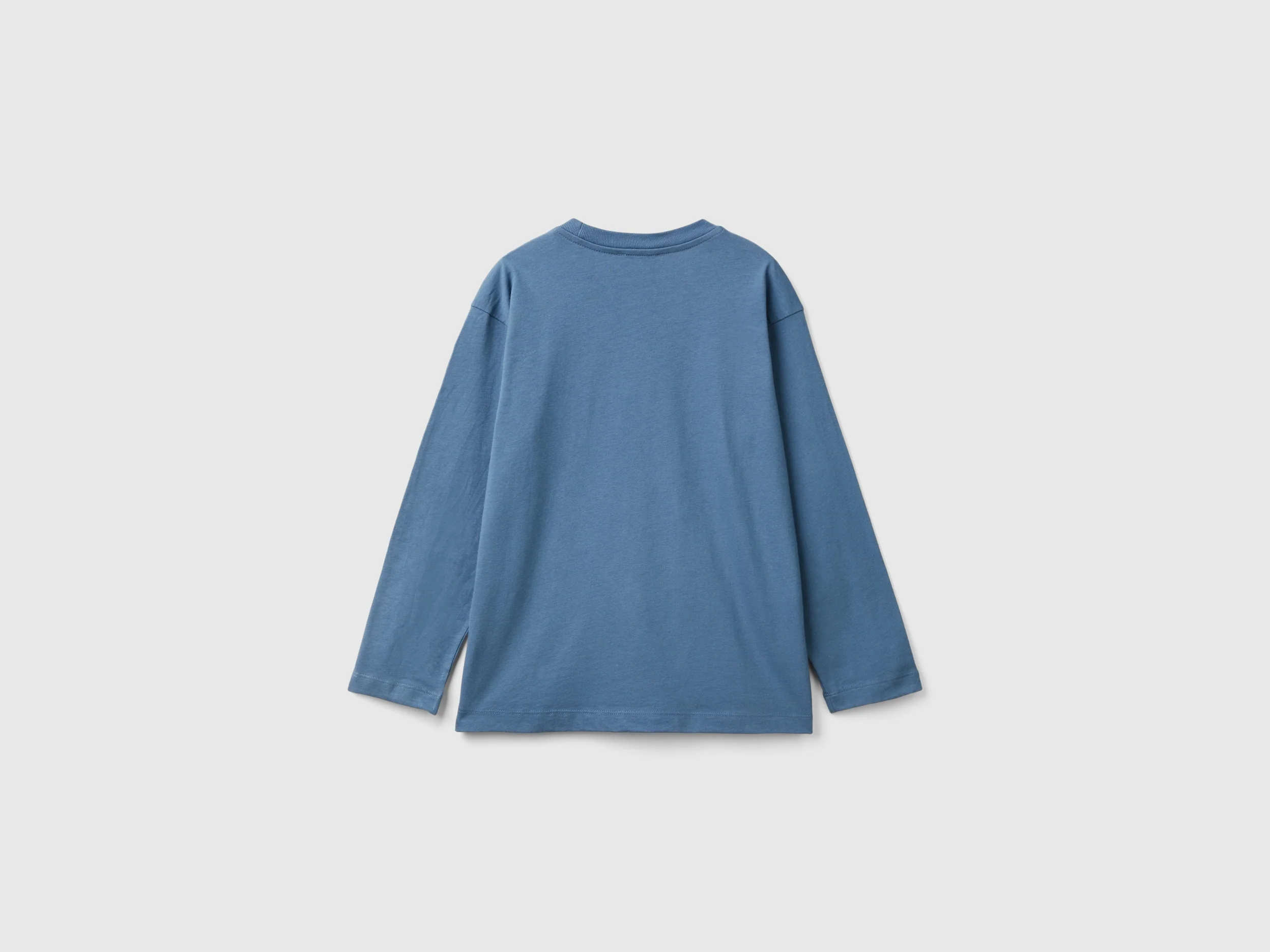 T-shirt in caldo cotone con stampa slogan - Image 2