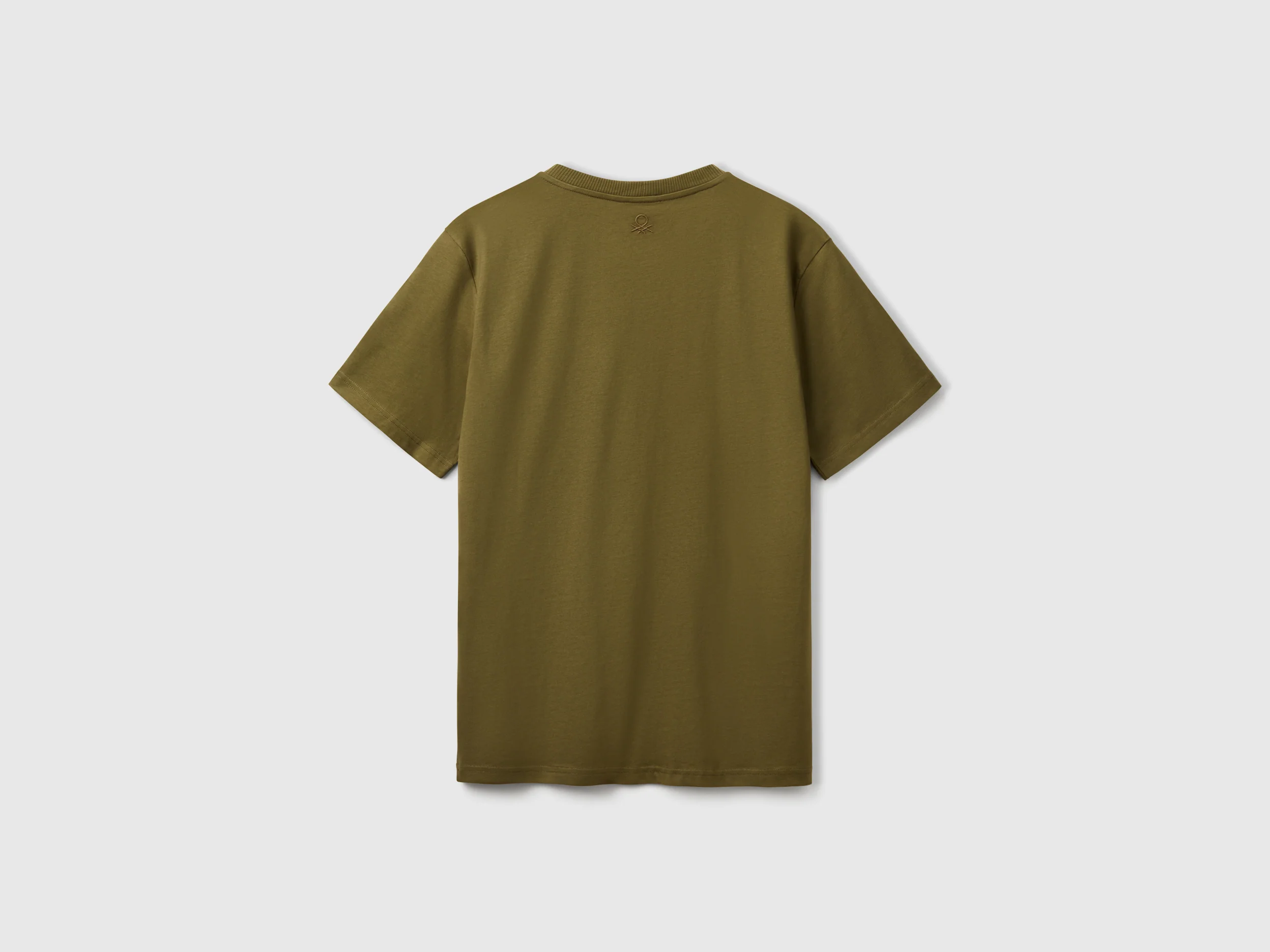 T-shirt in cotone bio con taschino - Image 2