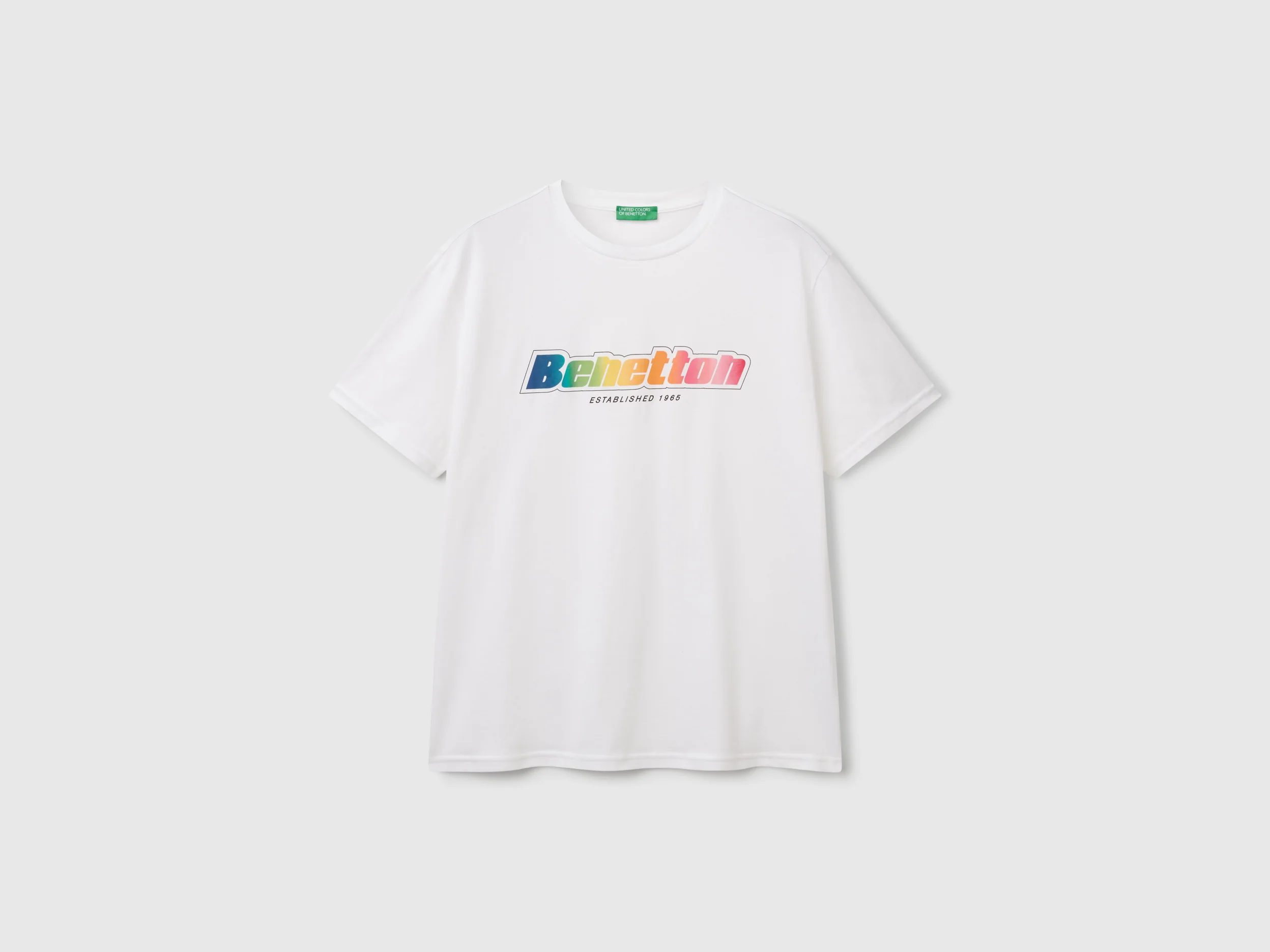 T-shirt in cotone con logo