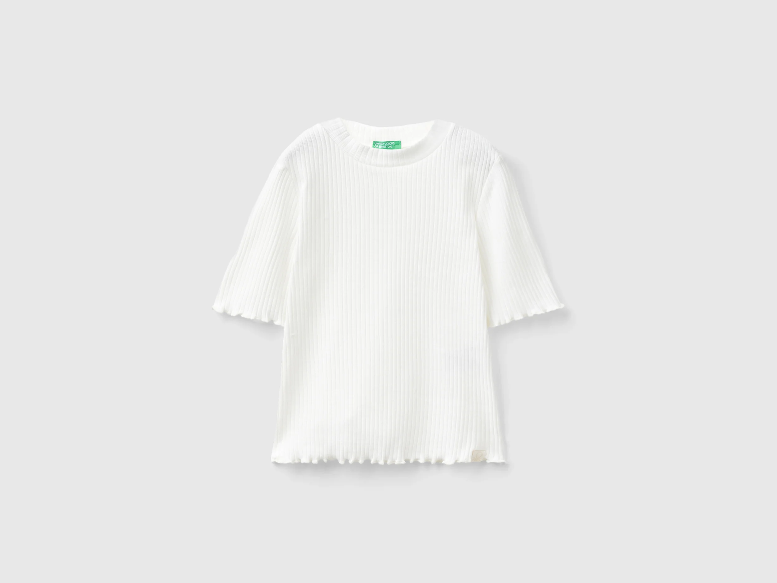T-shirt lupetto a manica corta