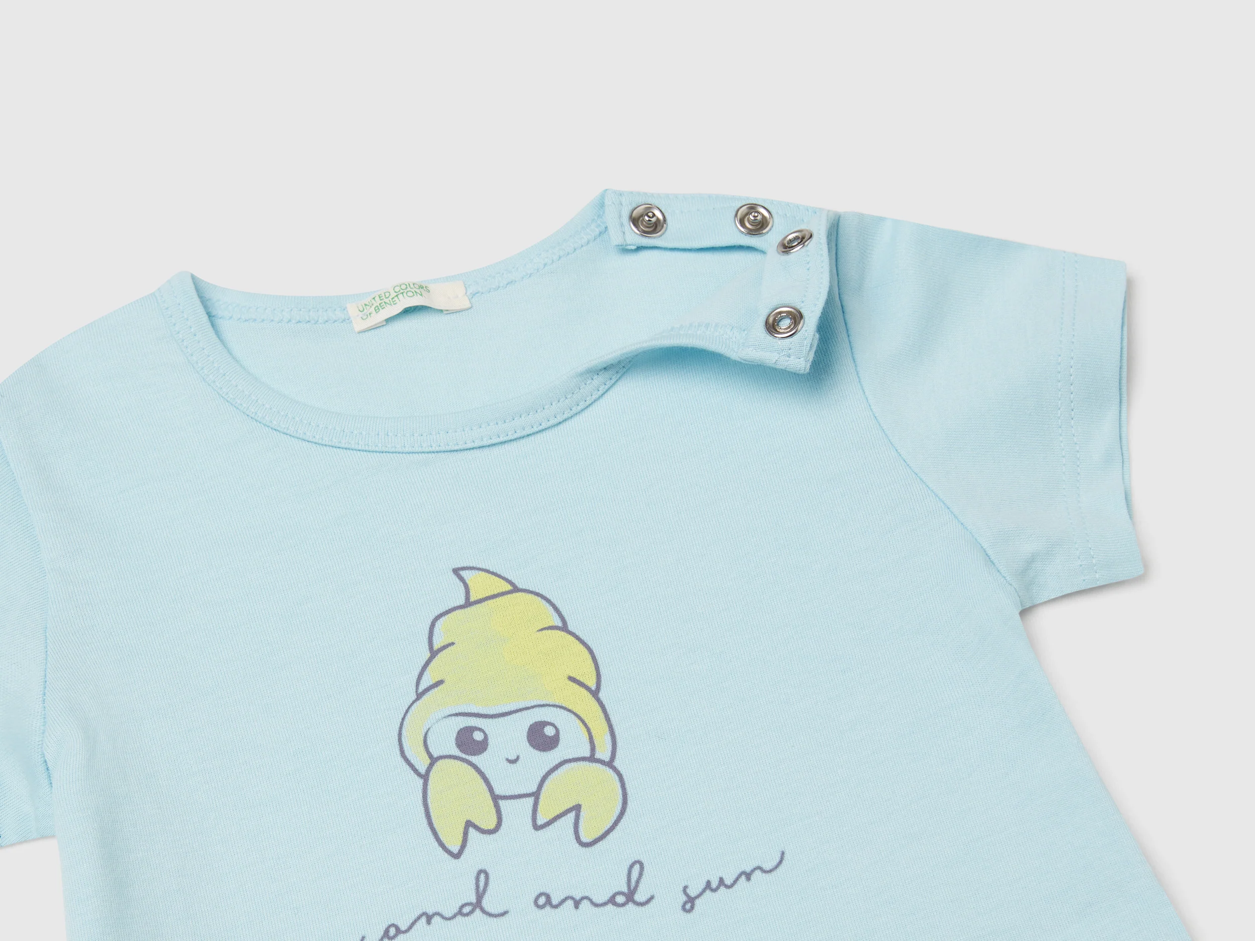 T-shirt manica corta con stampa - Image 3