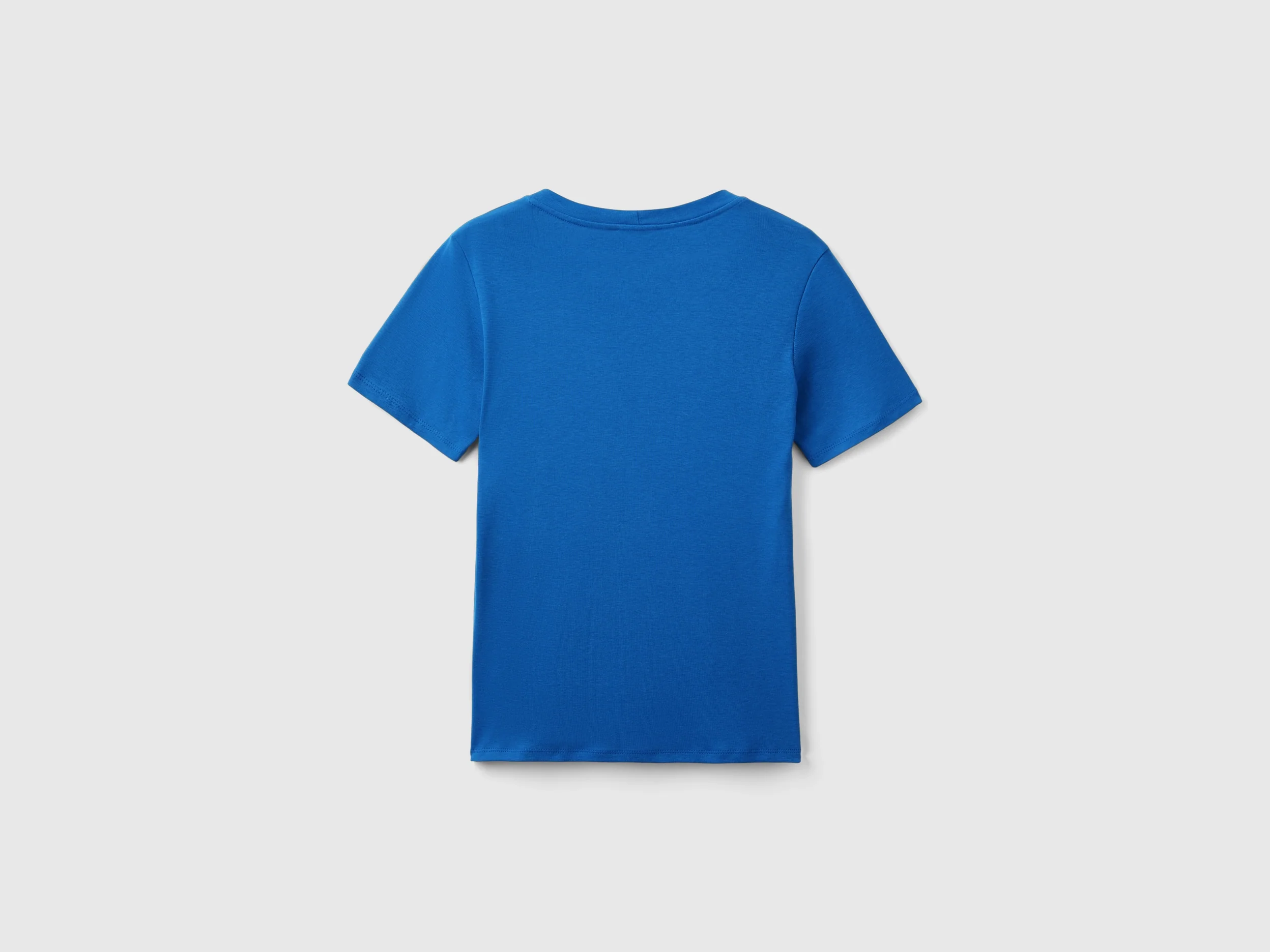 T-shirt manica corta in cotone a fibra lunga - Image 2