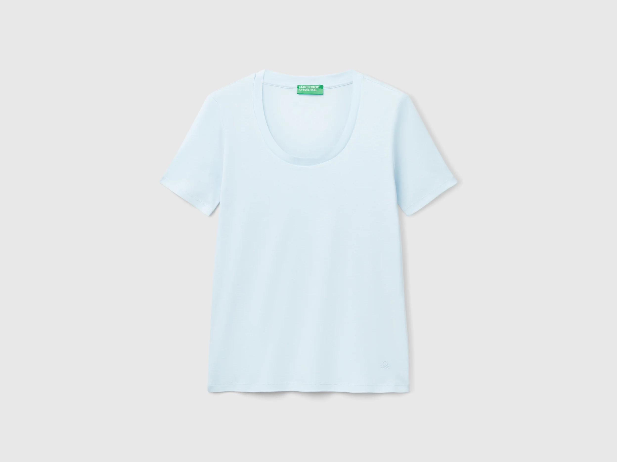 T-shirt manica corta in cotone a fibra lunga