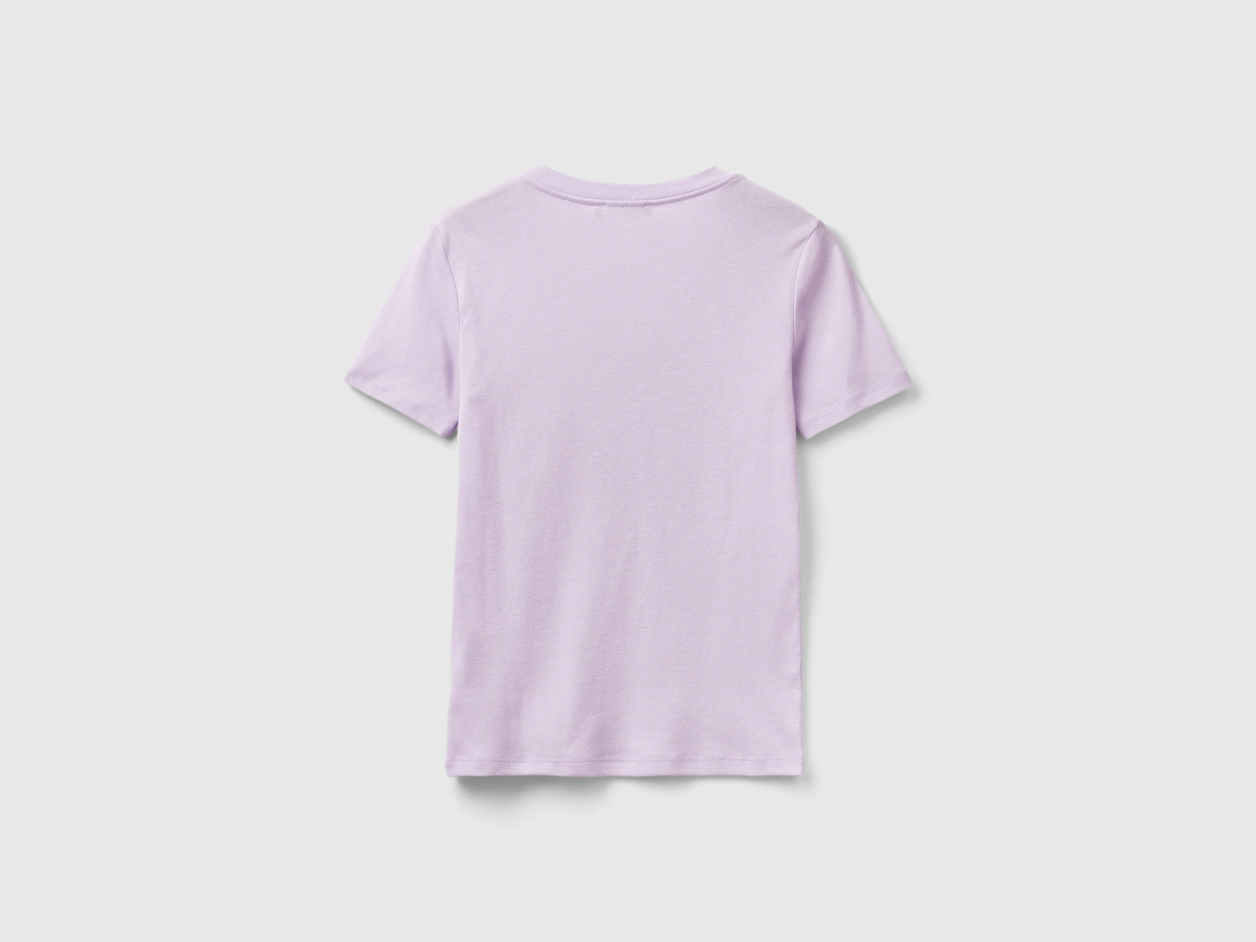T-shirt manica corta in cotone a fibra lunga - Image 2