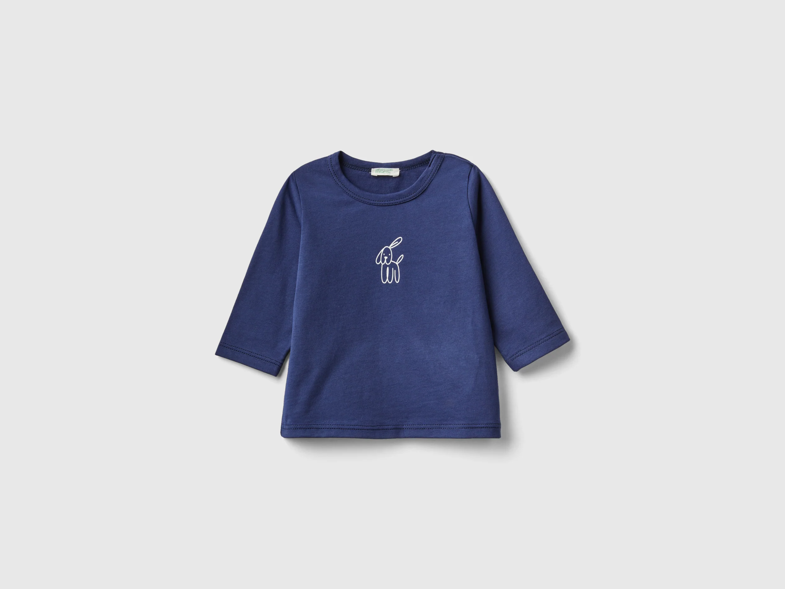 T-shirt manica lunga 100% cotone bio