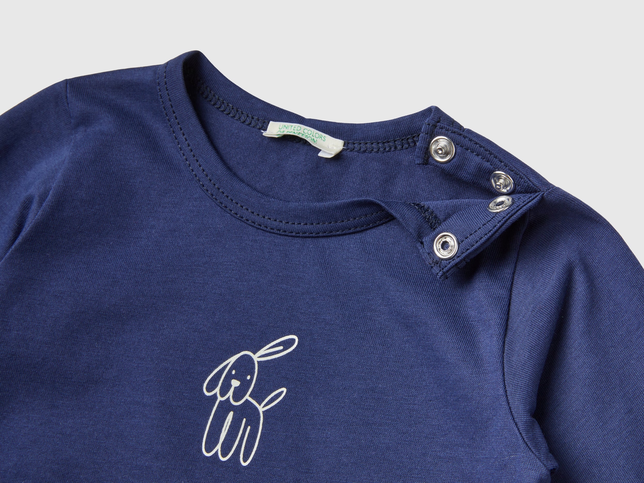 T-shirt manica lunga 100% cotone bio - Image 2
